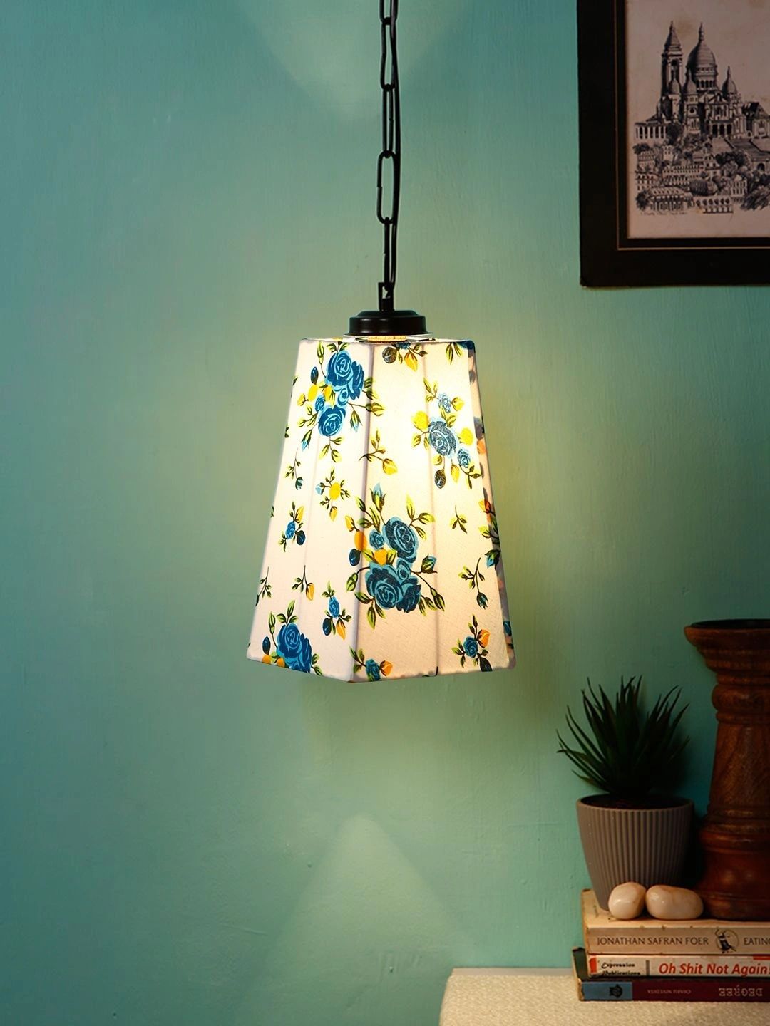 Myntra Elegant Homes Multicoloured Printed Ceiling Lamp-picture-52