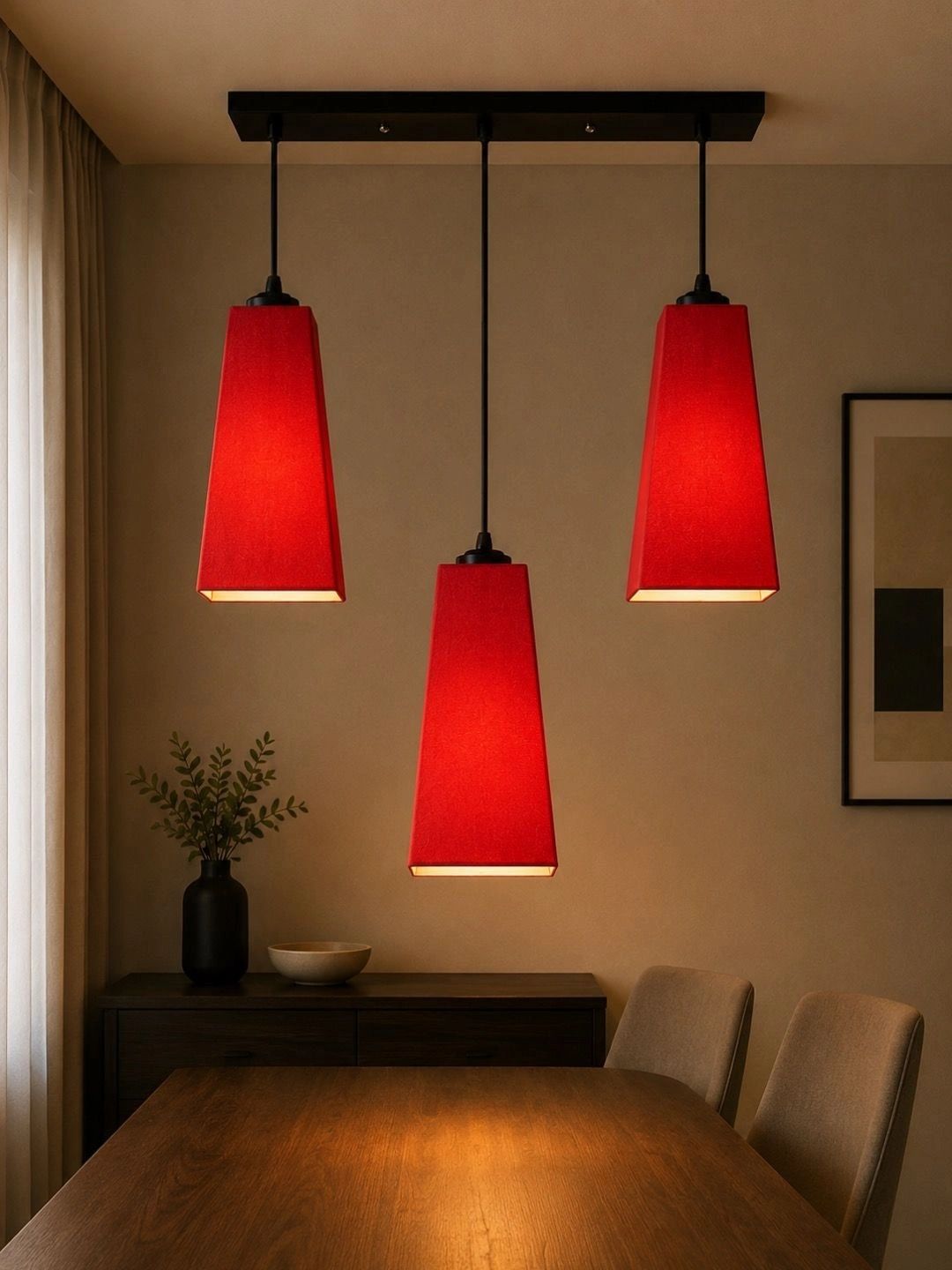 Myntra Elegant Homes Red Contemporary Ceiling Lamp-picture-28