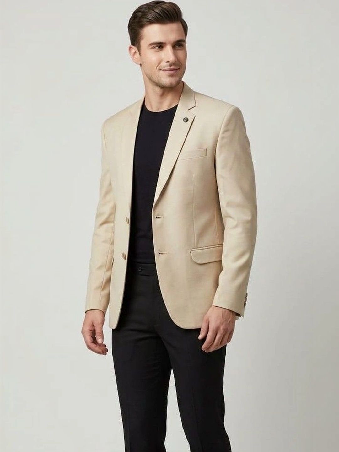 Asthetic Notched Lapel Single-Breasted Blazers-picture-26