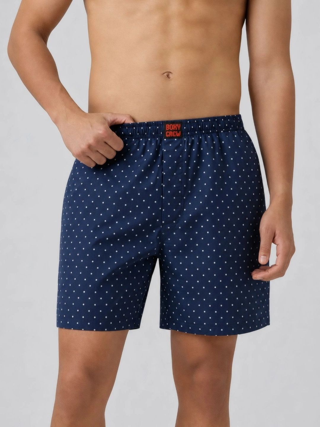 Boxy Crew Printed Pure Cotton Boxers-image-49