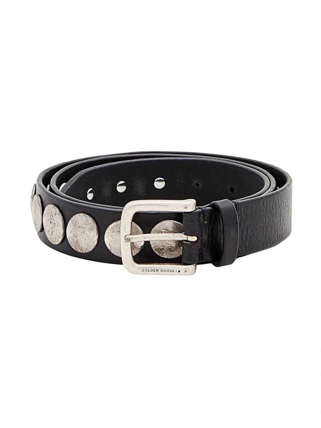Golden Goose Men Embellished Leather Belt-image-11