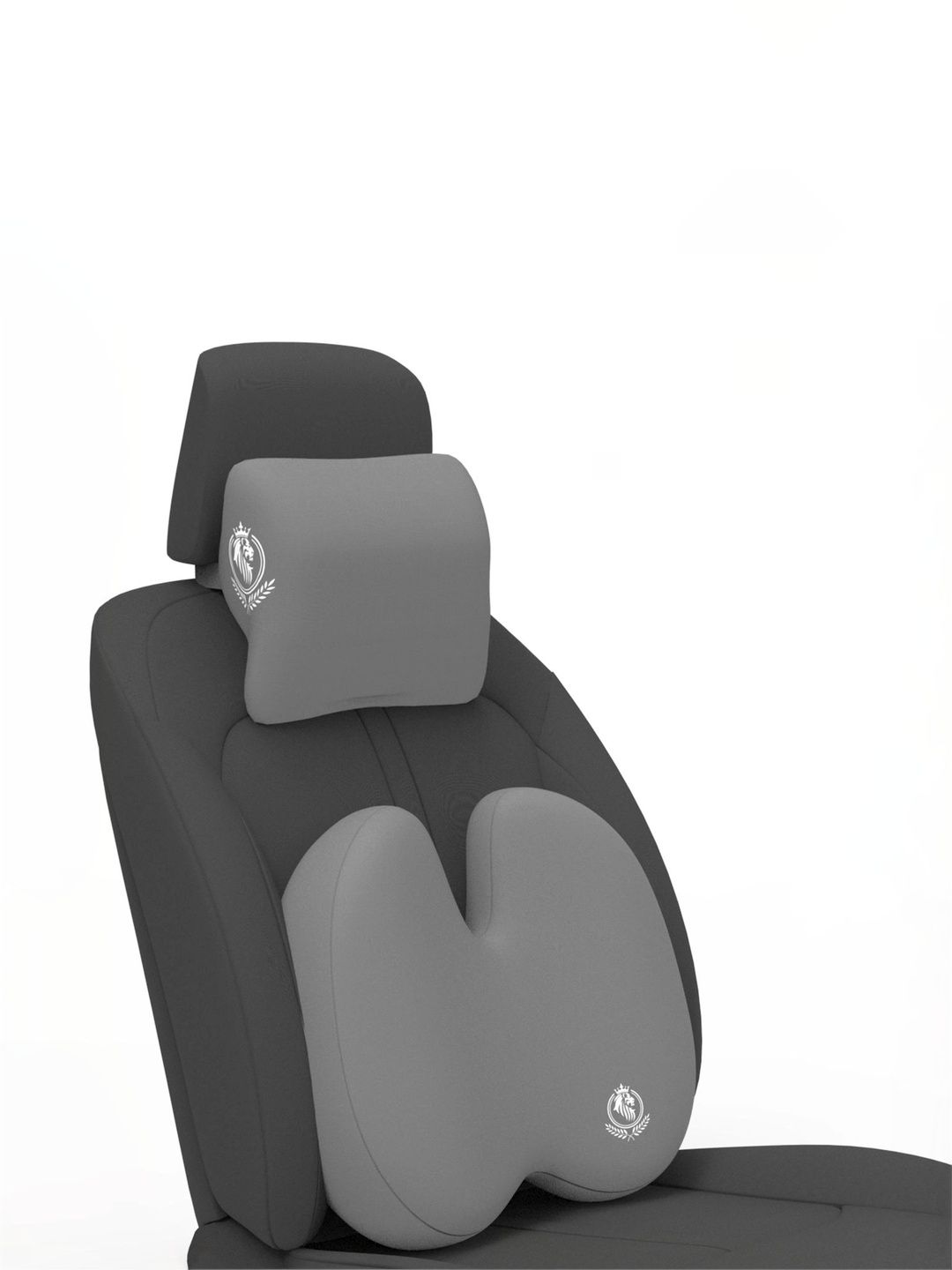 MRRON 2Pcs Grey Car Seat Cushions-picture-16