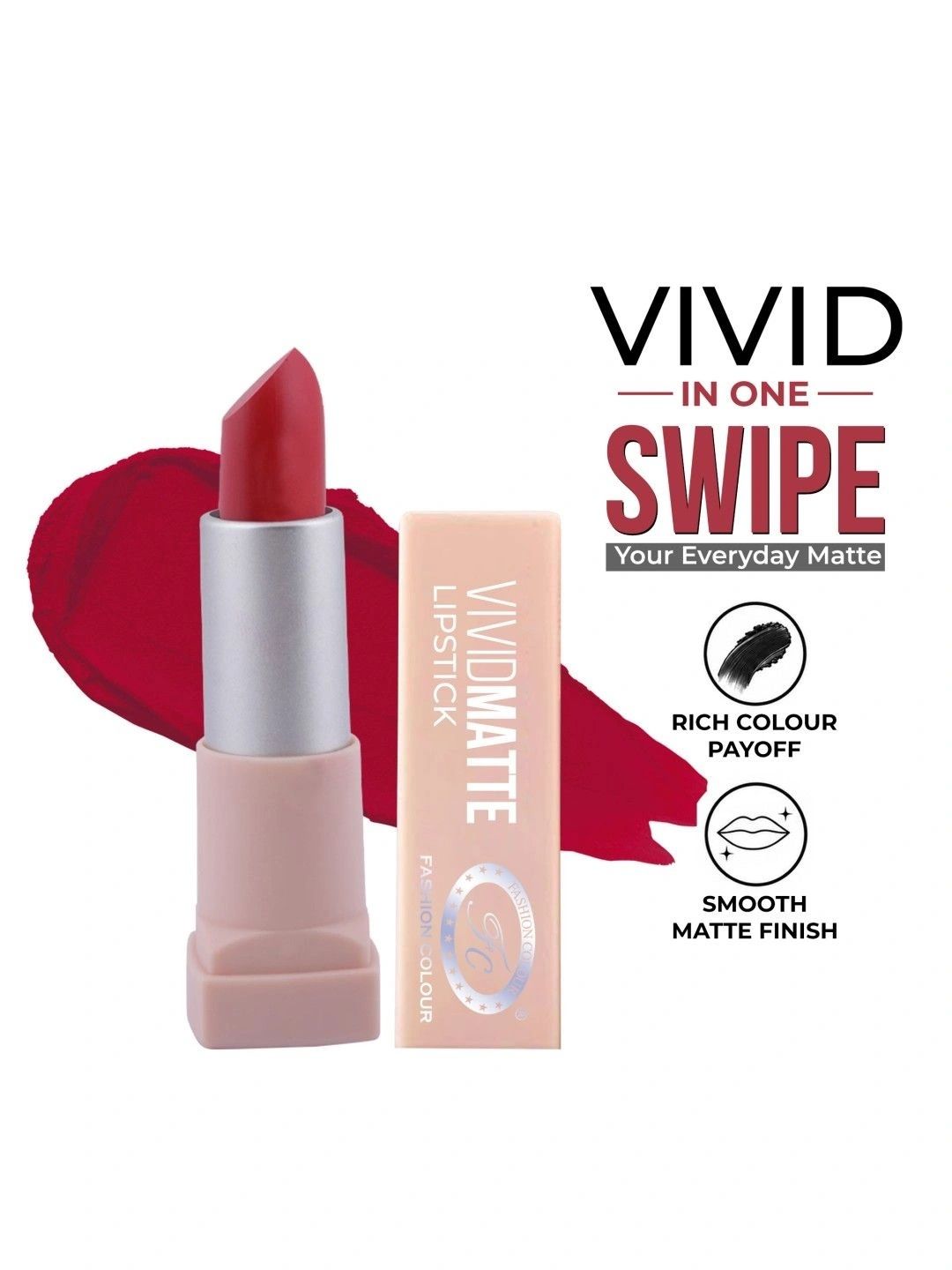 Fashion Colour Vivid Matte Lipstick - Summer Apple 29-picture-41