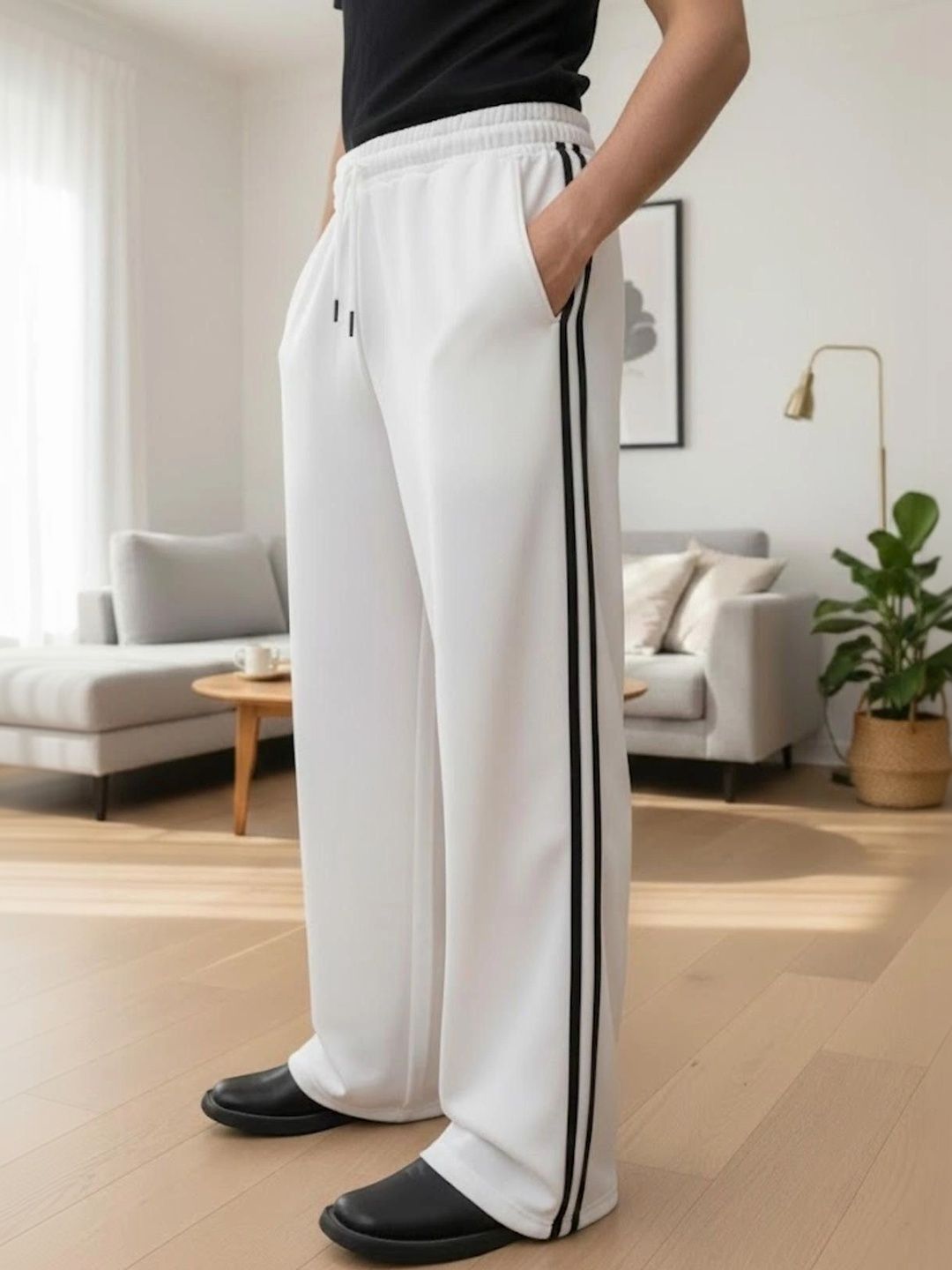 Daphne Maurier Men Striped Regular Fit Training Track Pants-picture-44