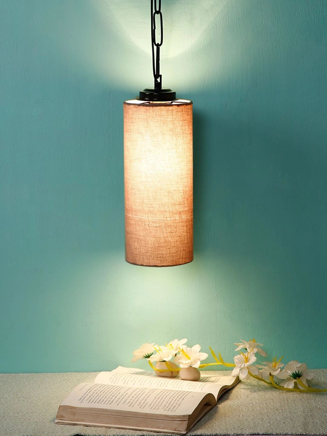 Myntra Elegant Homes Grey Textured Contemporary Ceiling Lamp-picture-27