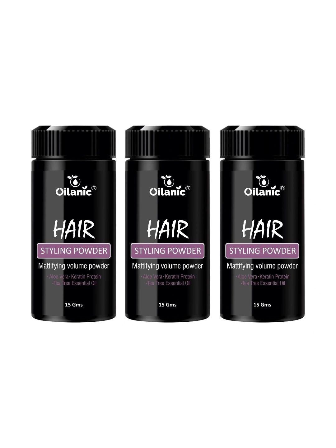 Oilanic Set Of 3 Hair Styling Mattifying Volume Powder - 15 g Each-image-27