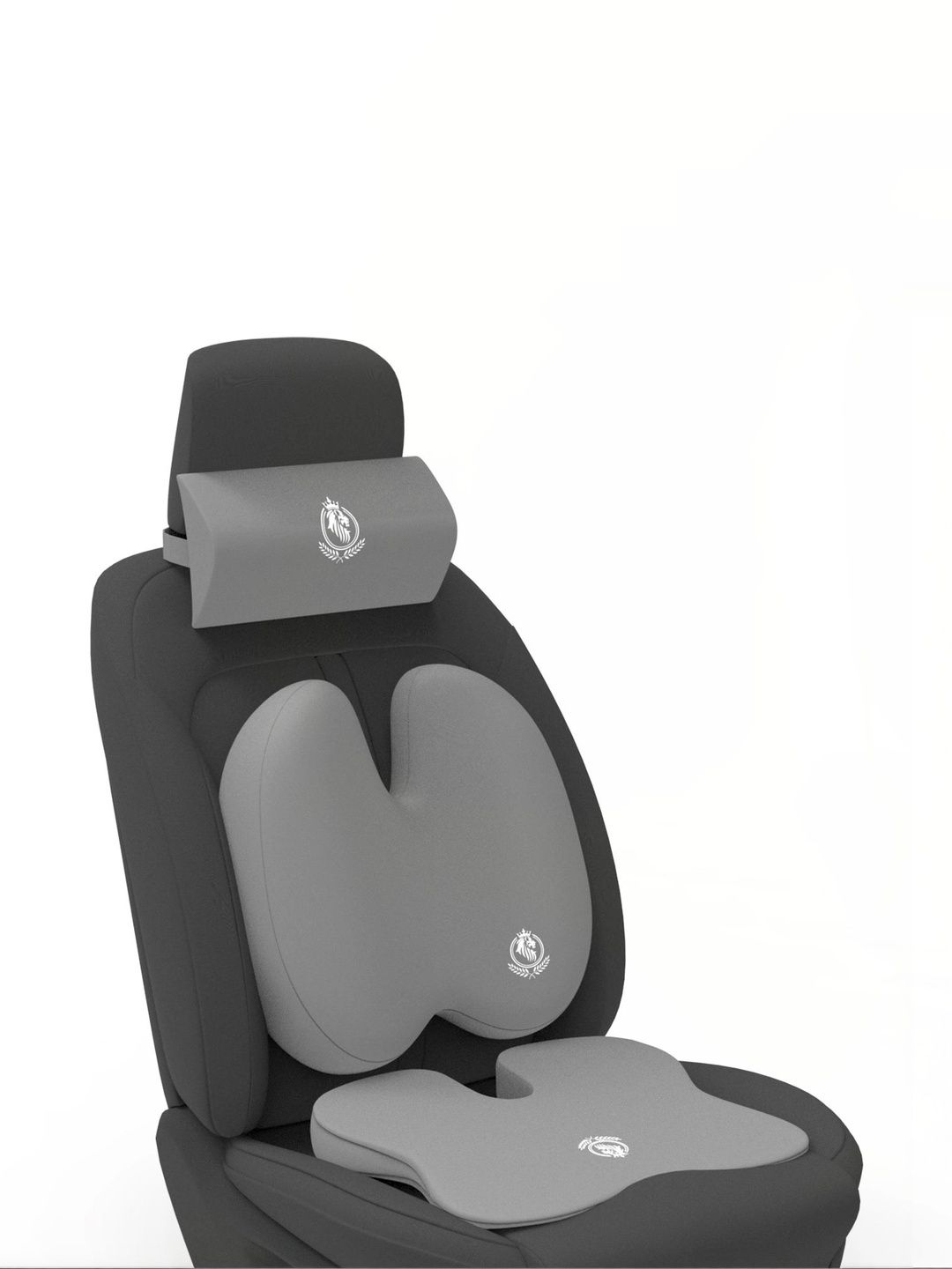 MRRON Grey Memory Foam Car Seat Cushion-picture-12