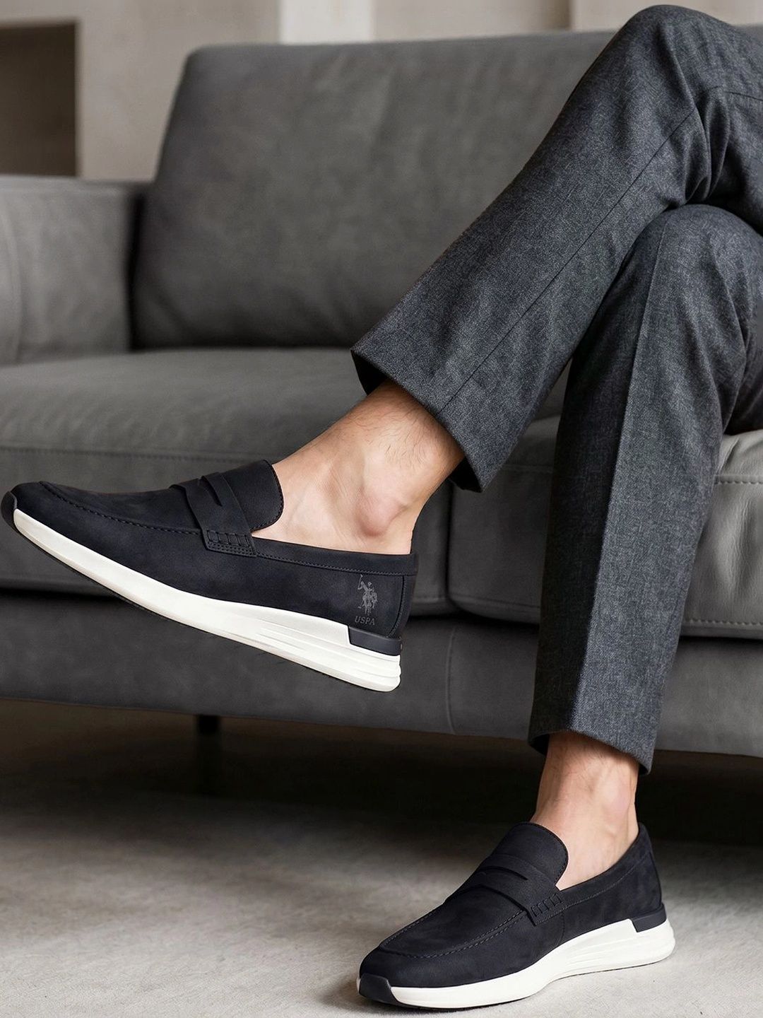 U.S. Polo Assn. Men PU Loafers-image-18