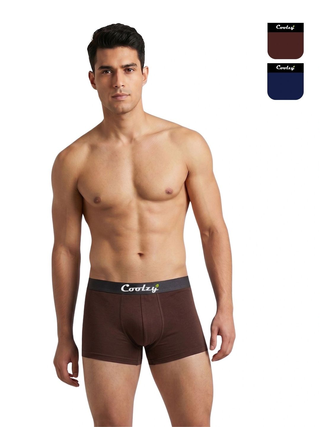 COOLZY Pack of 2 Cotton Solid Trunks-picture-50