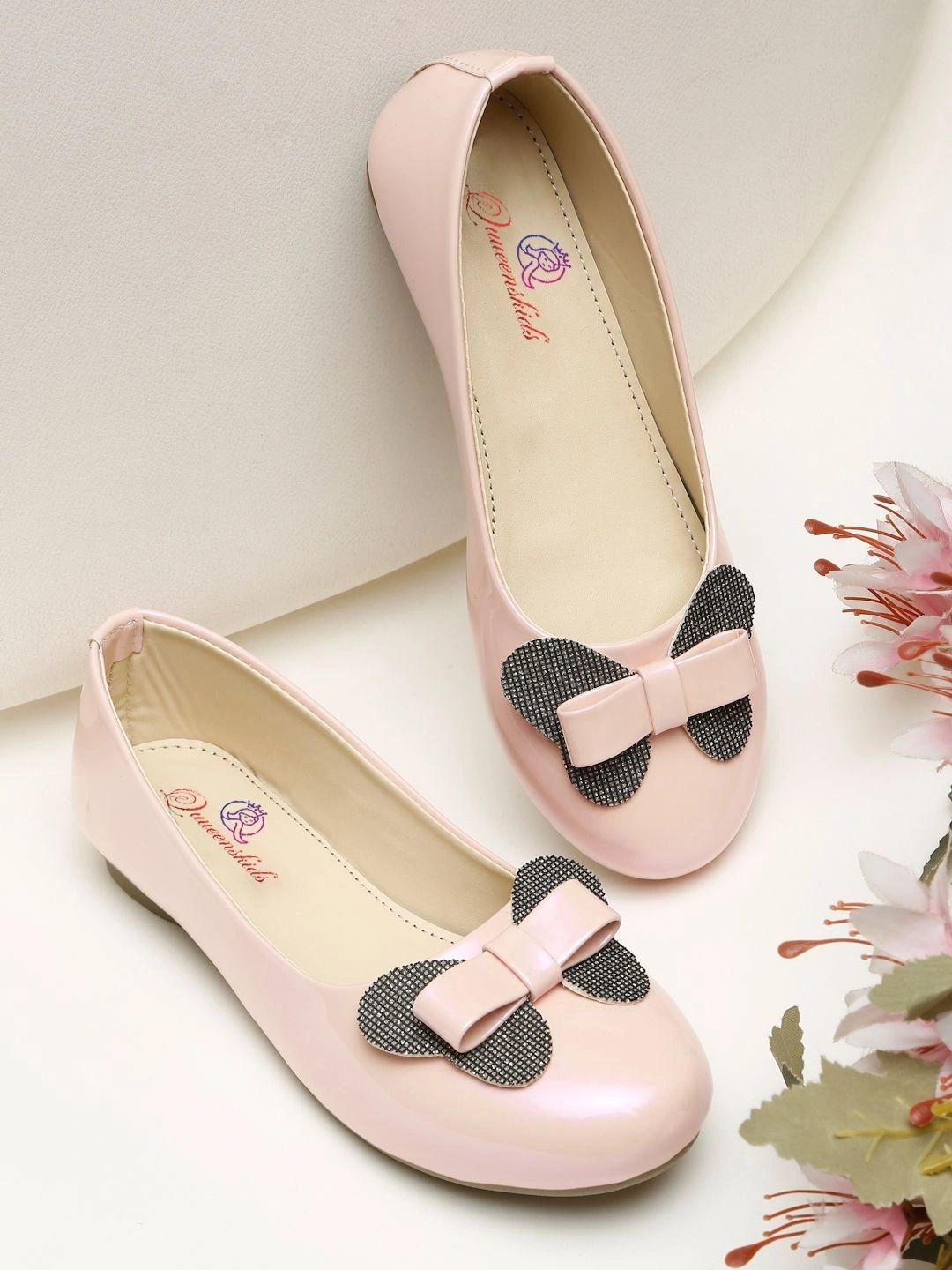 Quueenskids Round Toe Slip-On Ballerinas-picture-28