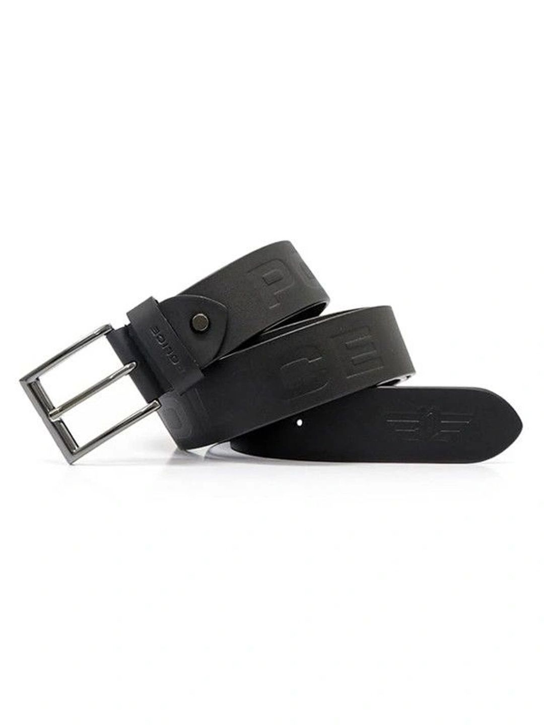 Police Men Textured Leather Belt-picture-29