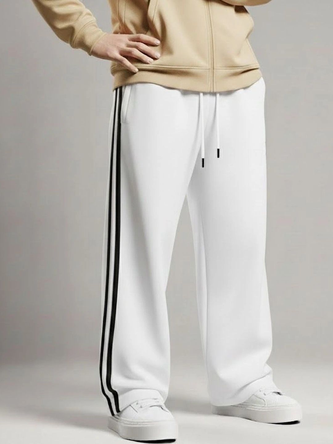 Daphne Maurier Men Striped Regular Fit Training Track Pants-picture-15
