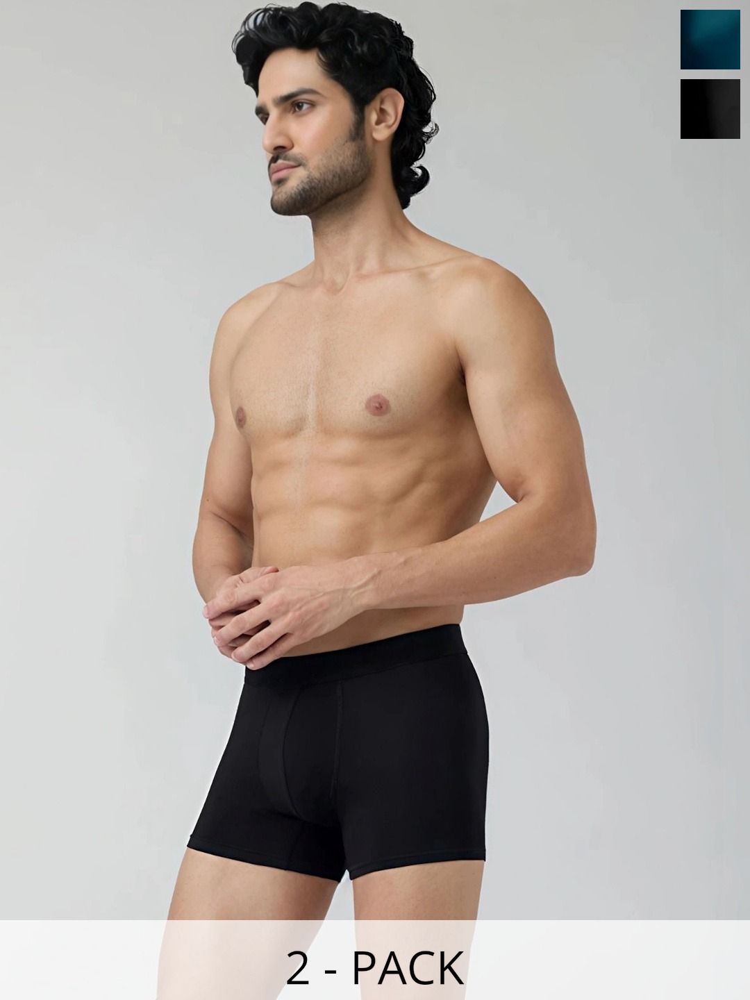 JISHVA Pack of 2 Solid Trunks-picture-34