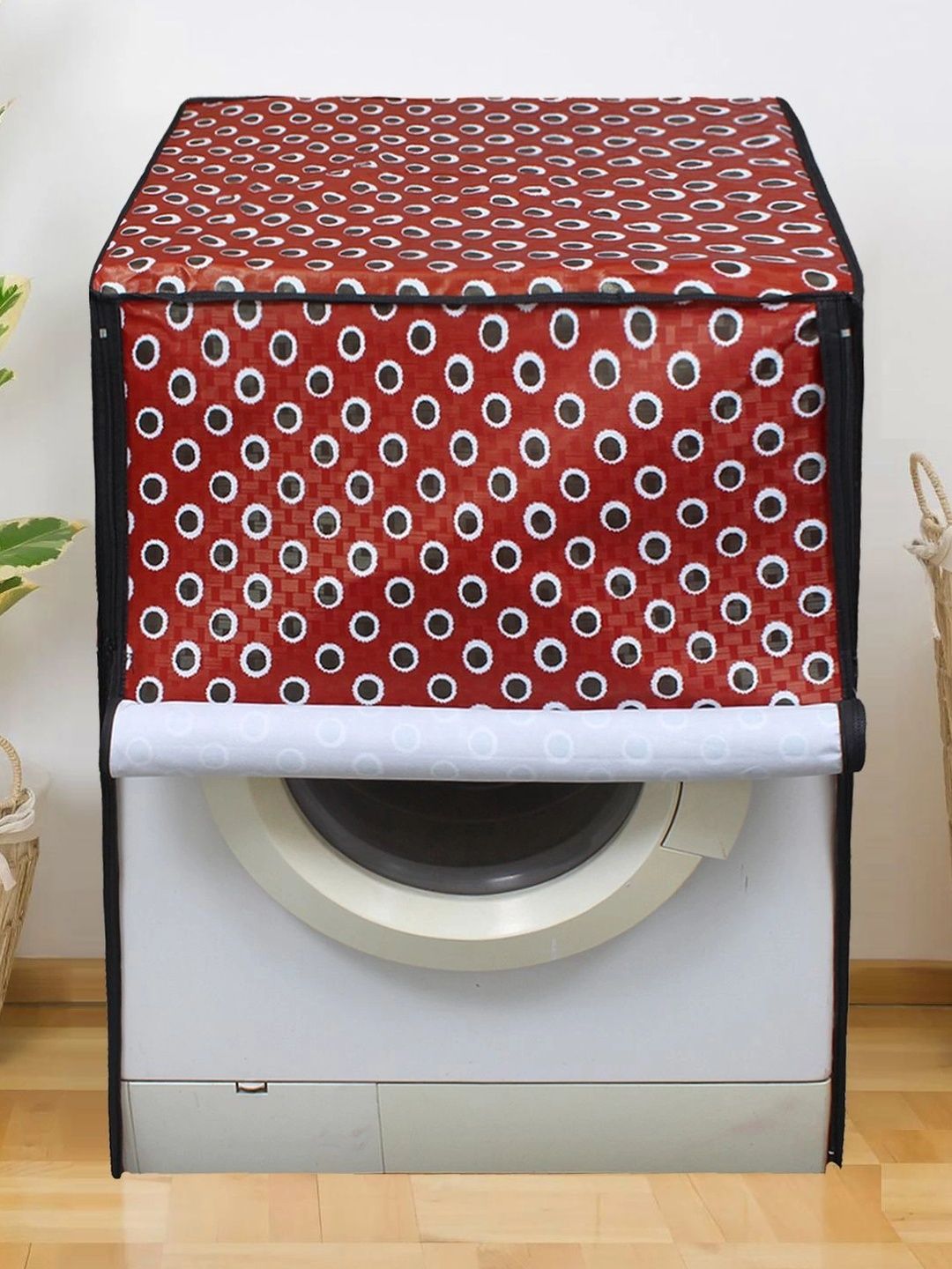 GLASSIANO Red Washing Machine Appliance cover-picture-46