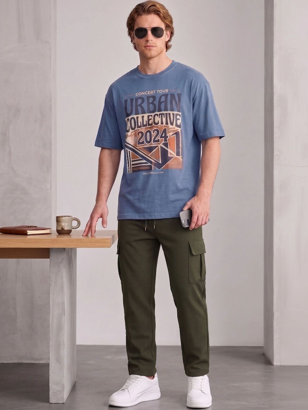 R.Code by The Roadster Life Co. Men Smart Trousers-picture-40