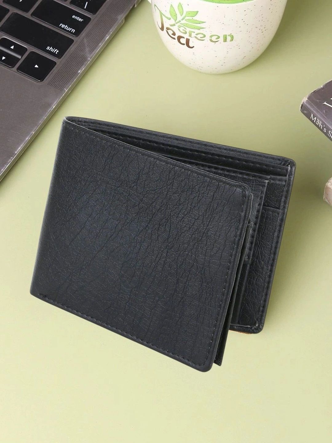 BIF Men Textured PU Two Fold Wallet-picture-25