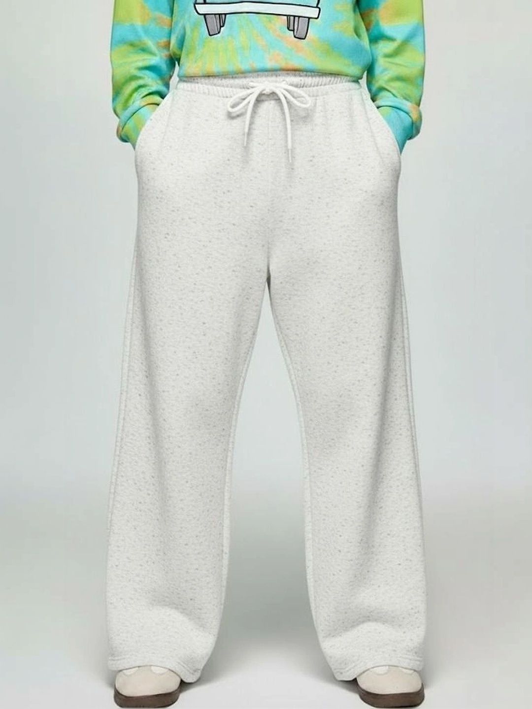 IRONDYE Men Regular Fit Wide-Leg Track Pants-picture-17