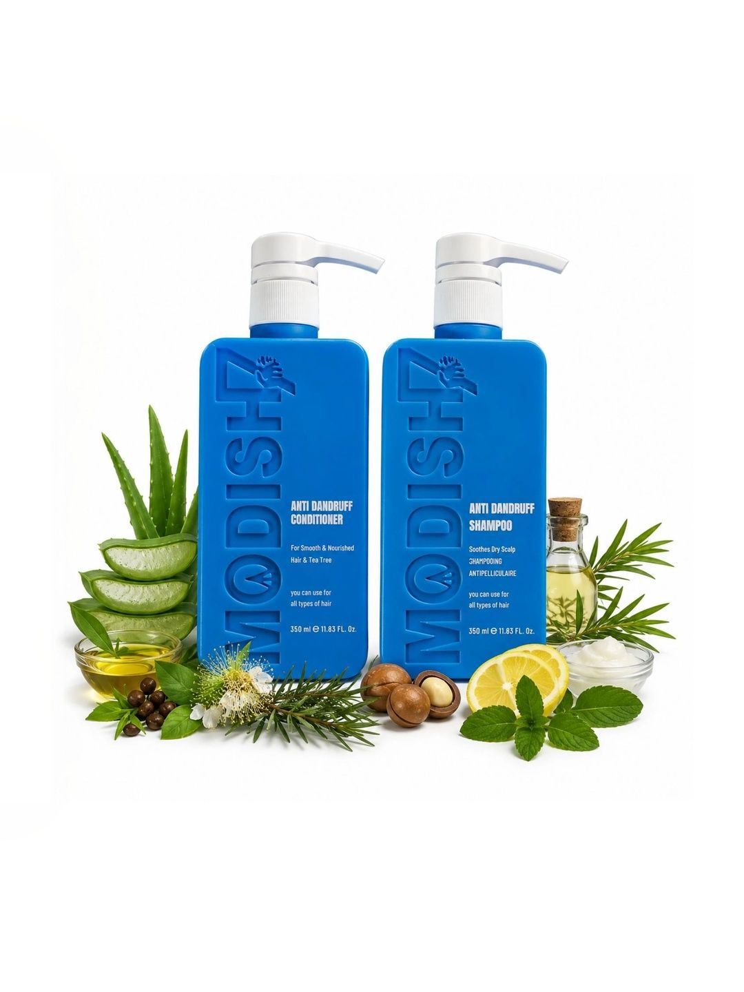 MODISH7 Anti Dandruff Shampoo & Conditioner Combo 350ml Each-image-3