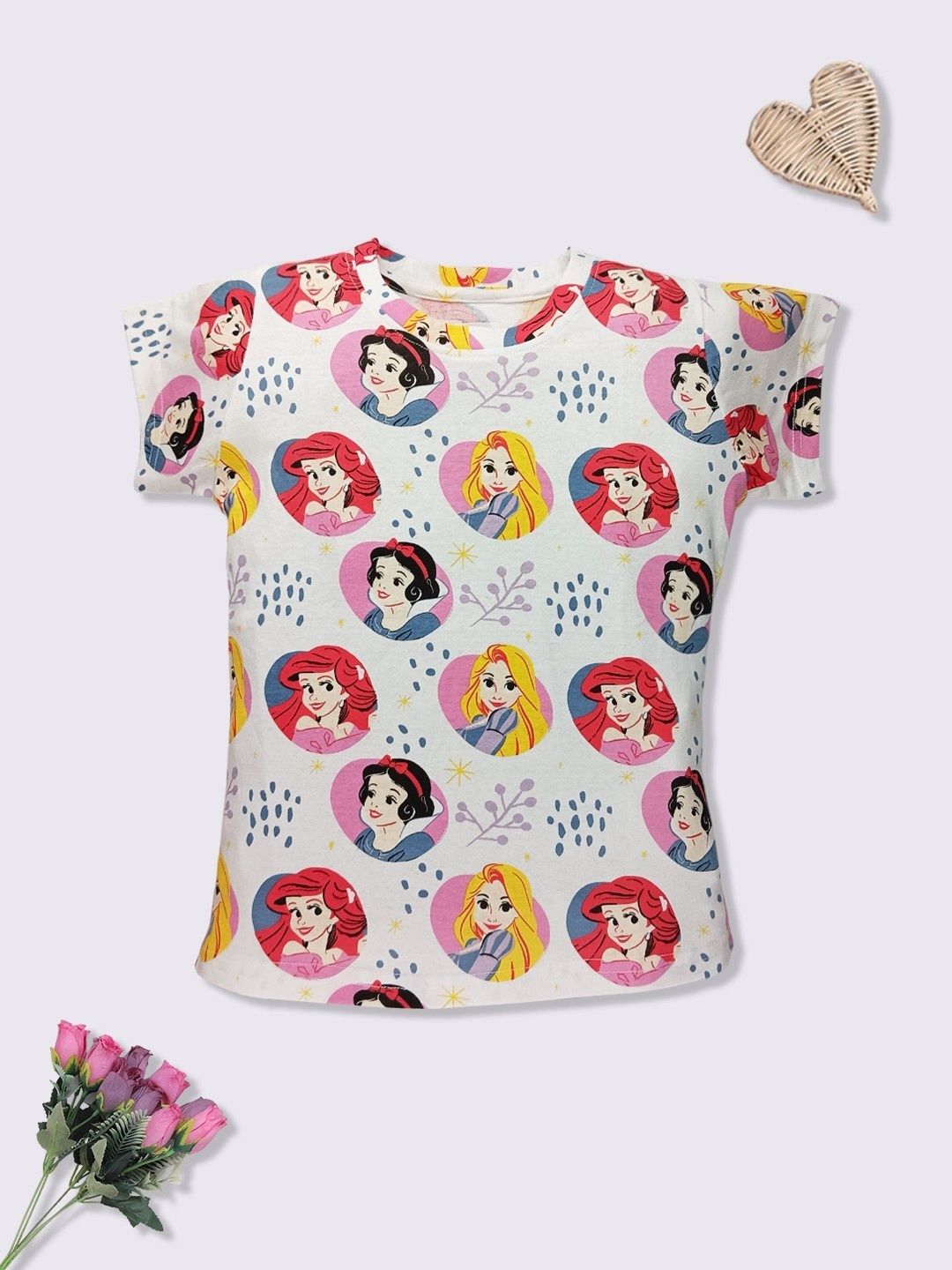 YK Disney Girls Print Cotton Top-picture-11