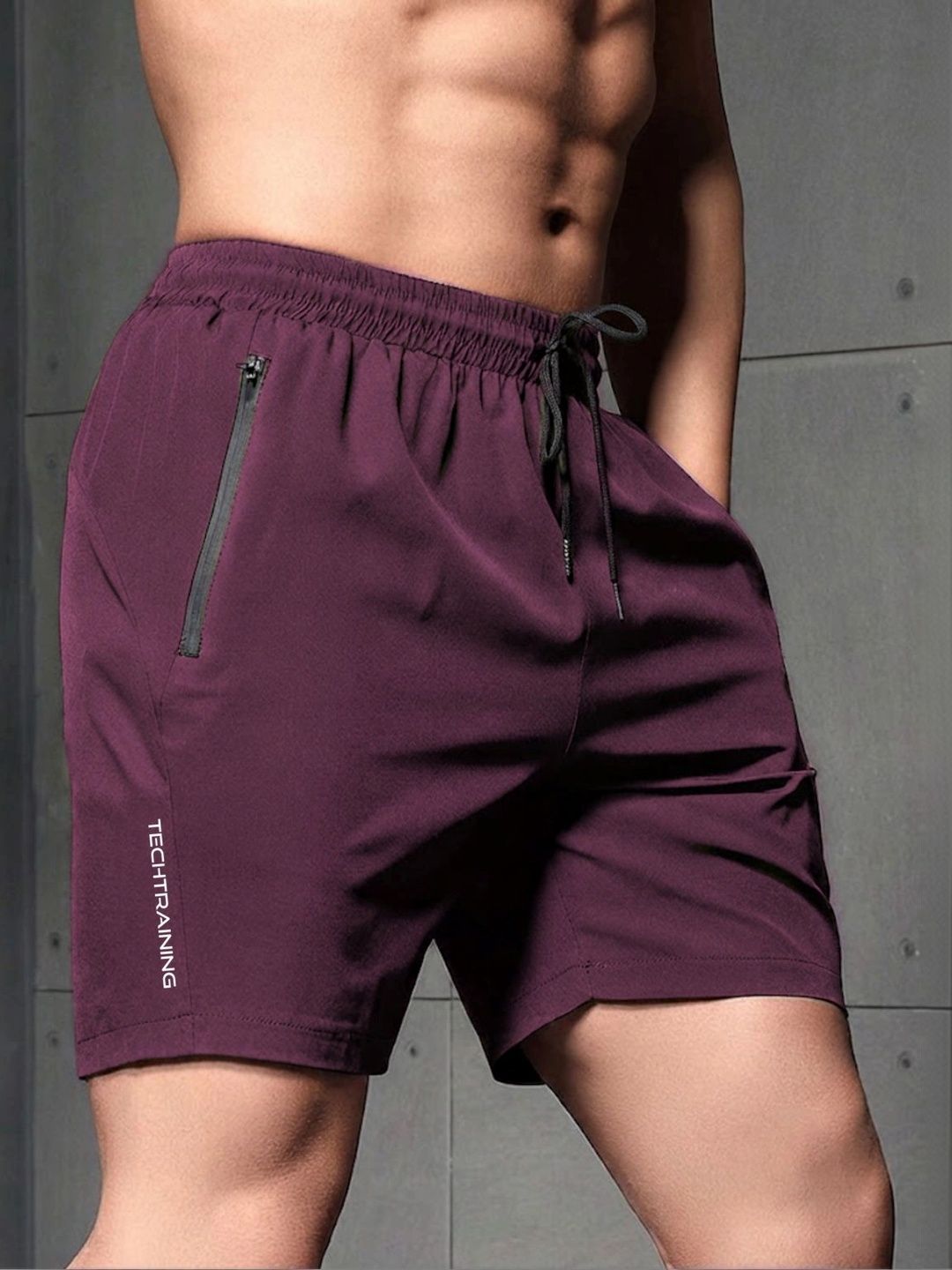 LOTHRIC Men Training or Gym Mid-Rise Sports Shorts-picture-55