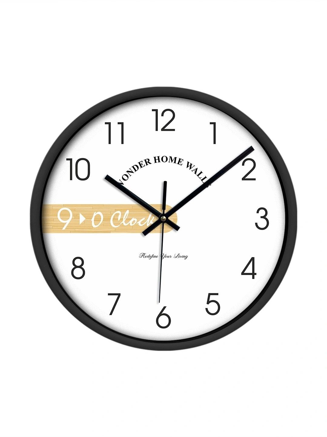 Wonder Home Walls White Contemporary Wall Clock-picture-19