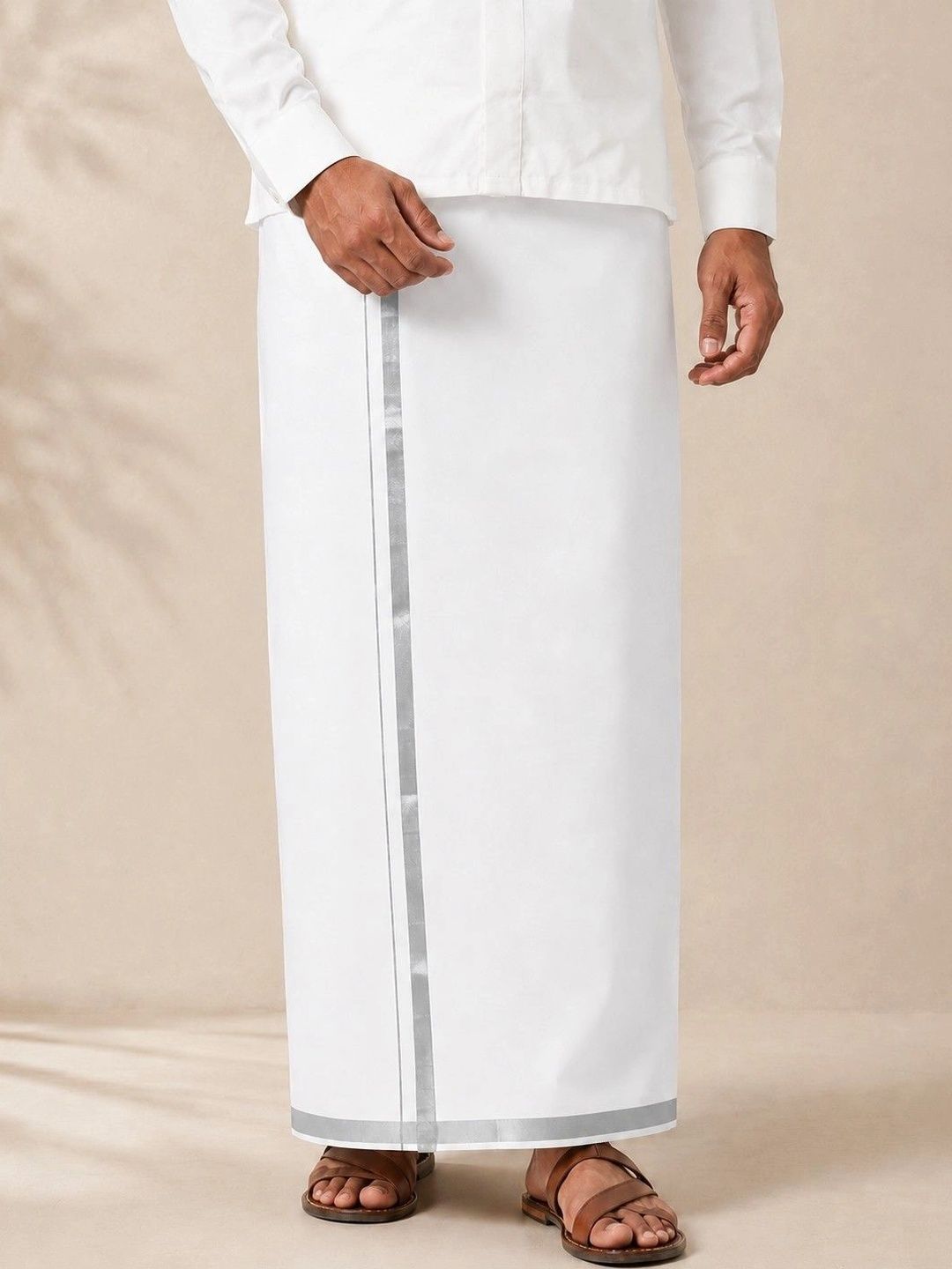 Famuzz Men Striped Cotton Dhoti Dhotis-picture-53