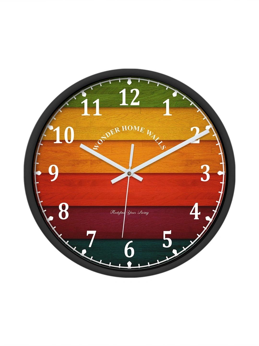 Wonder Home Walls Multicoloured Printed Contemporary Wall Clock-picture-38