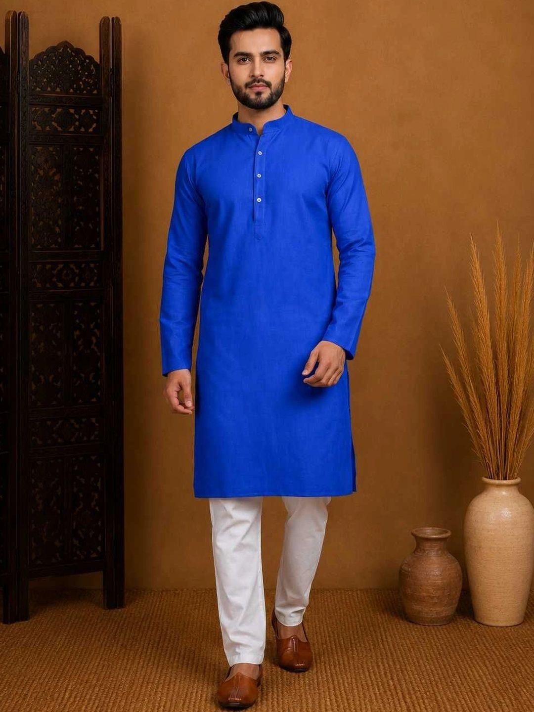 House of Pataudi Men Kurta-picture-38