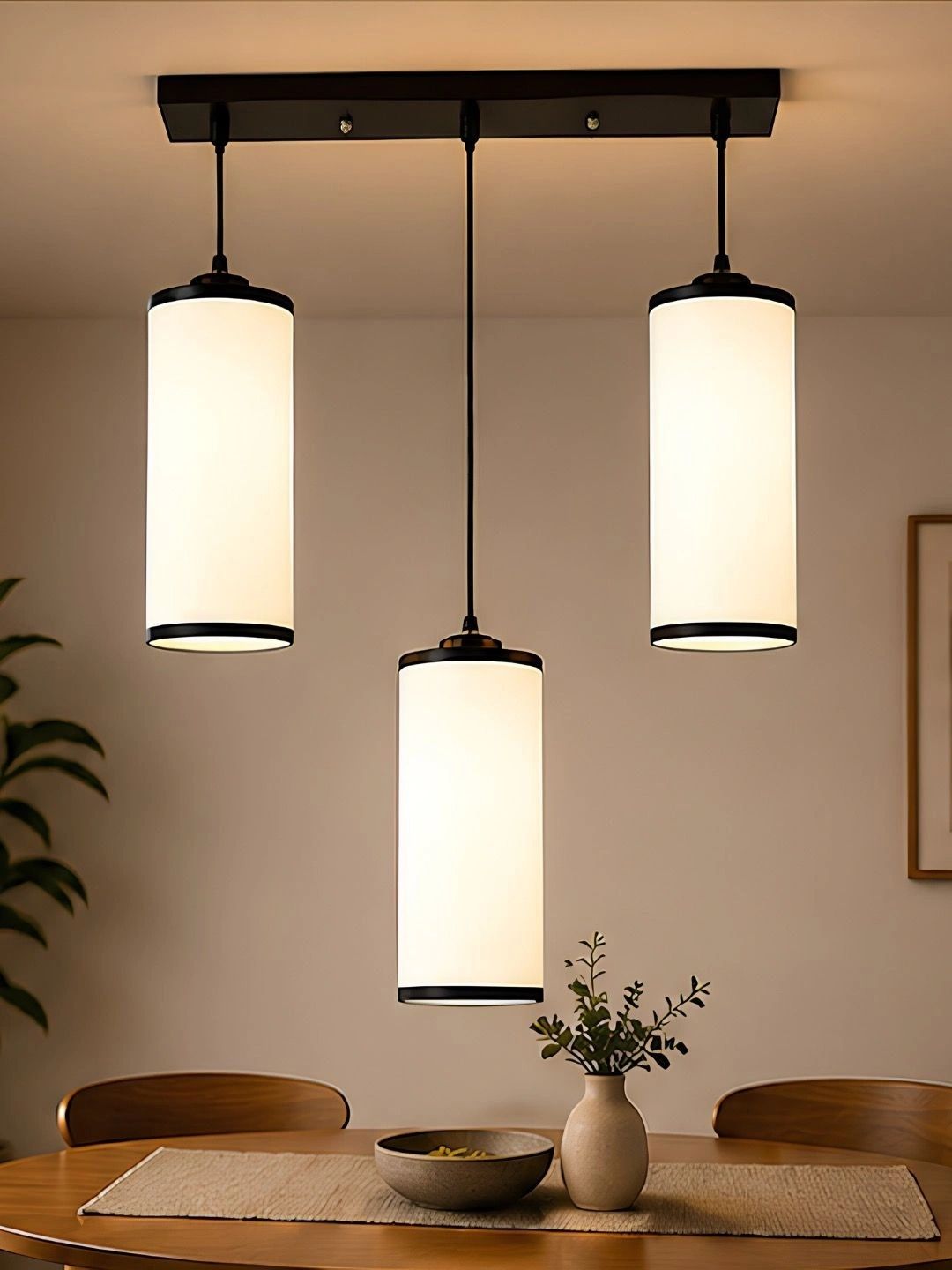 Myntra Elegant Homes White Contemporary Ceiling Lamp-picture-53