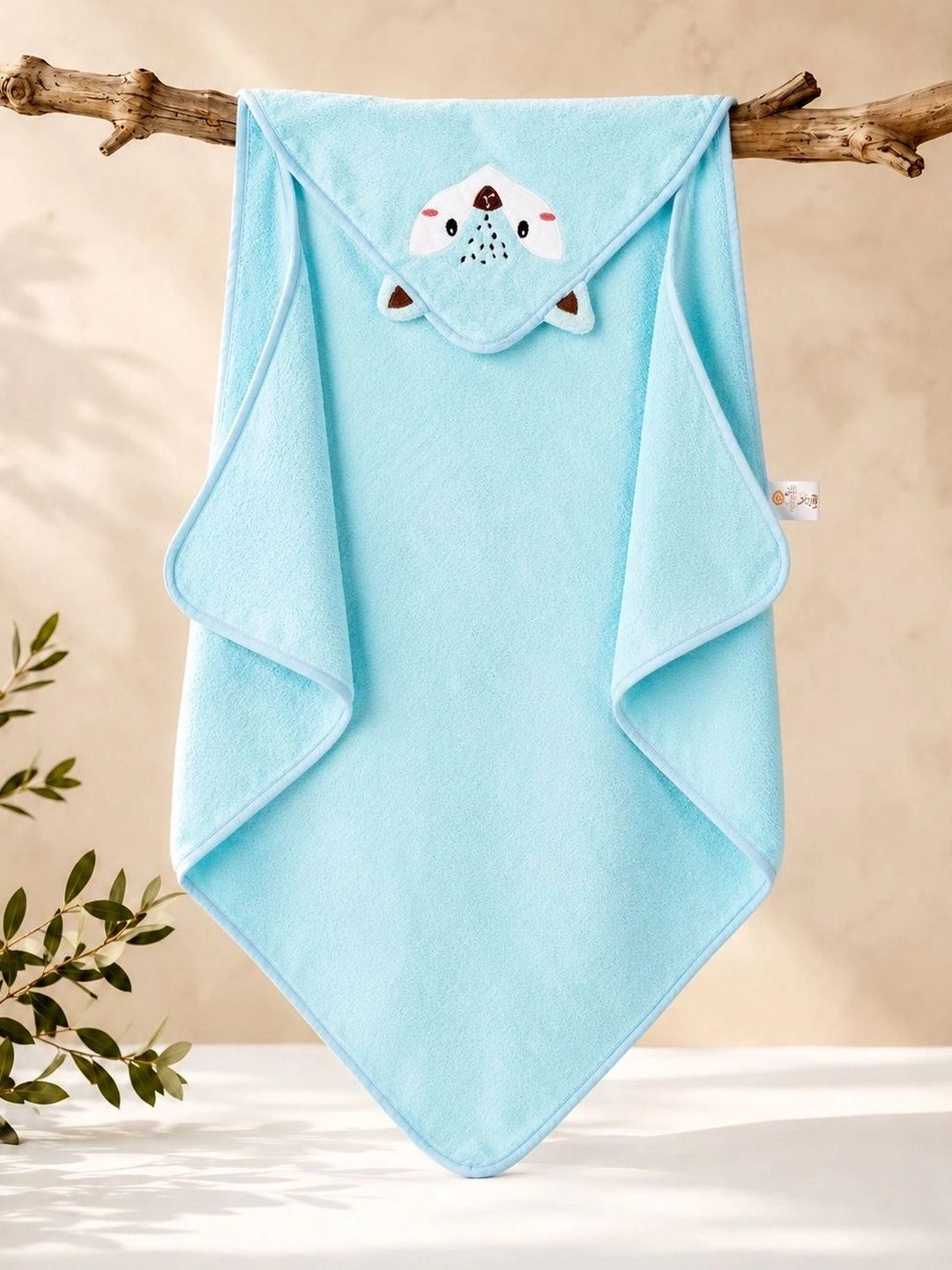 Thelittlebunny Turquoise Blue 1 Printed Terry Cotton 300 GSM Bath Towel-picture-51