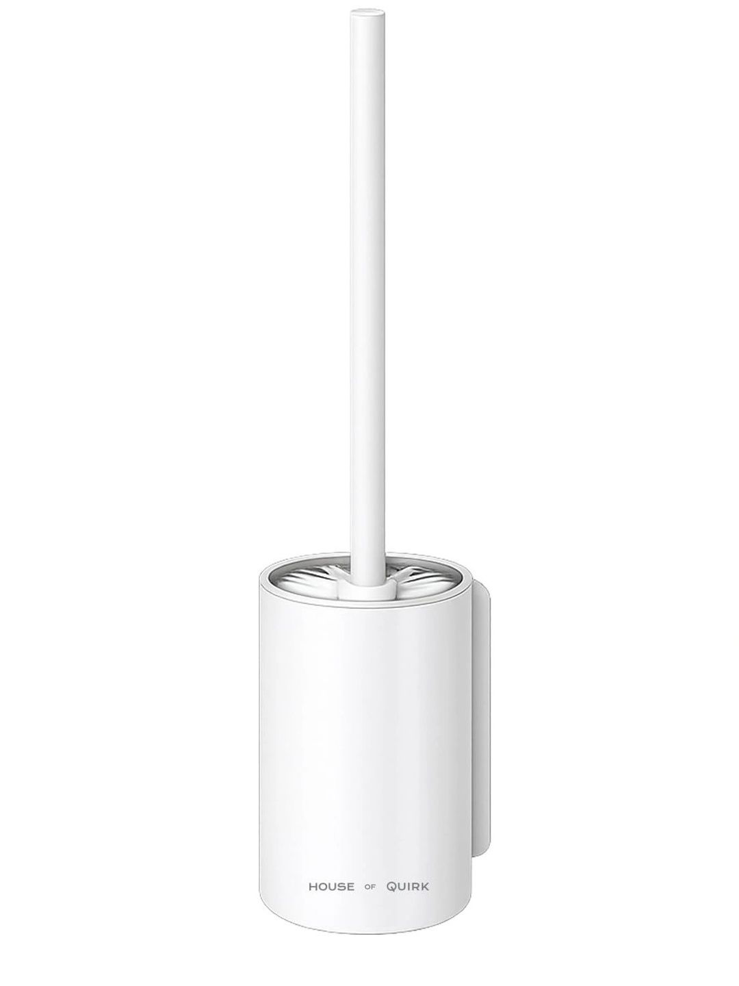 HOUSE OF QUIRK Aluminum Handle & Holder Plastic Bristles Toilet Brush-picture-28