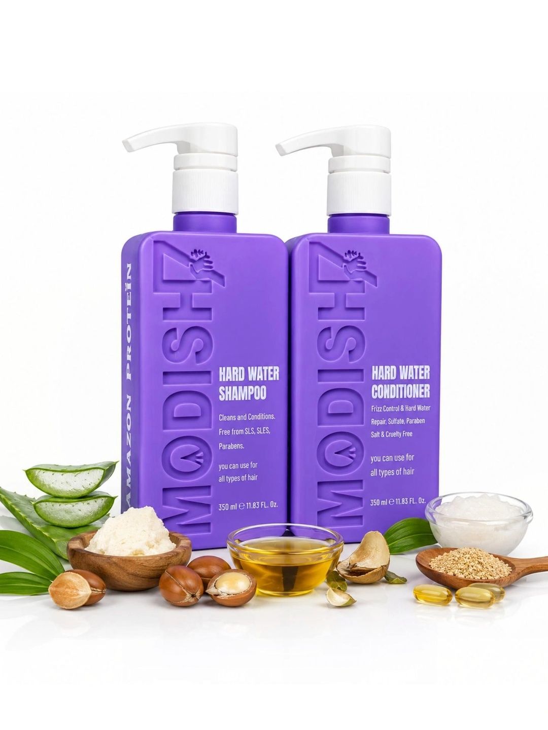 MODISH7 Hard Water Shampoo & Conditioner Combo 350ml Each-picture-40