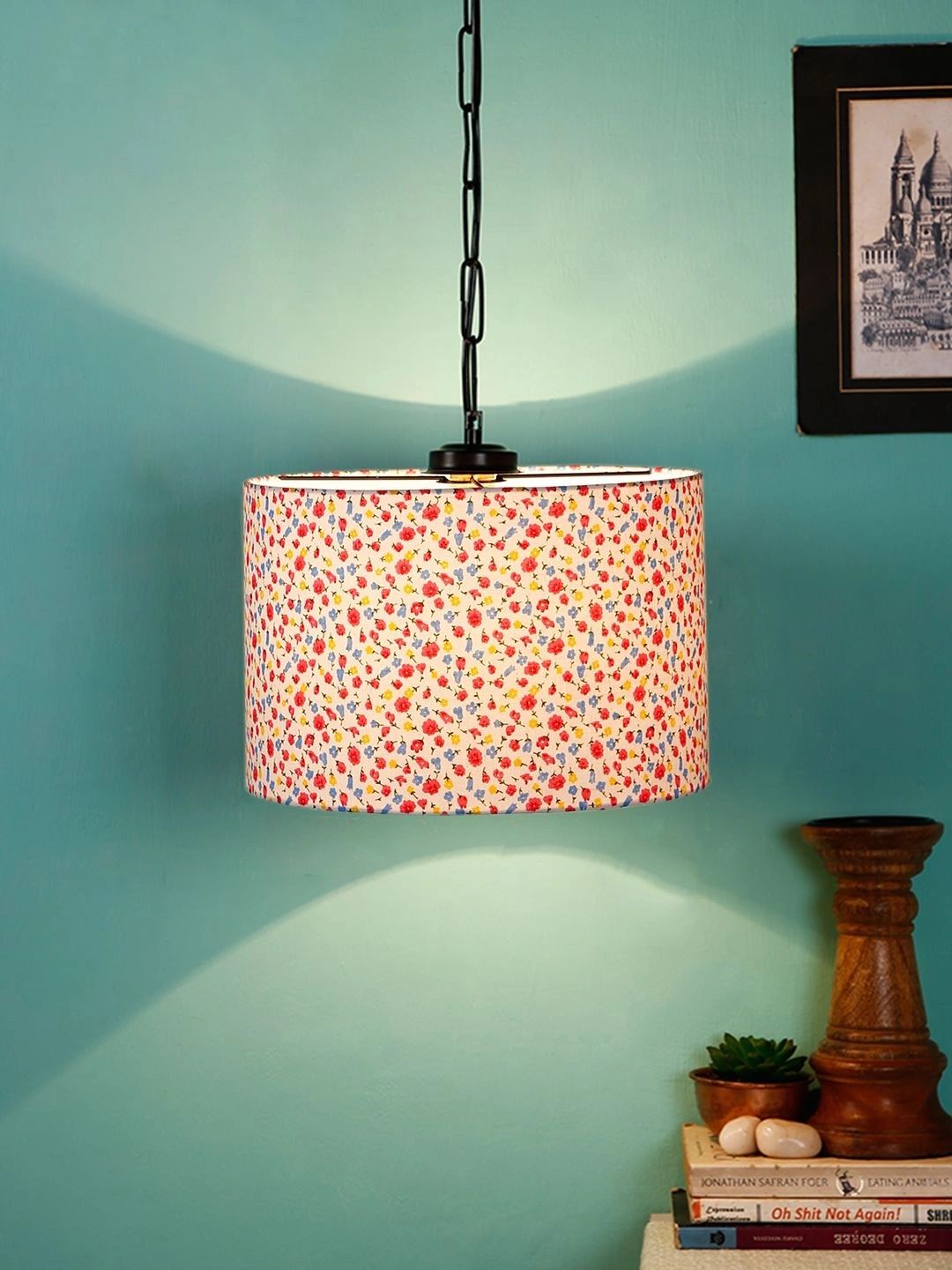 Myntra Elegant Homes Red Traditional Ceiling Lamp-picture-10