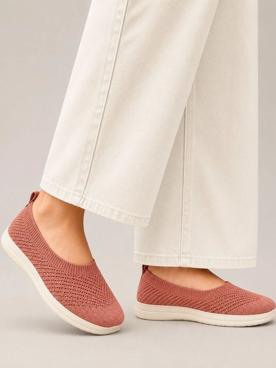 KRAASA Women Textured Loafers-image-12