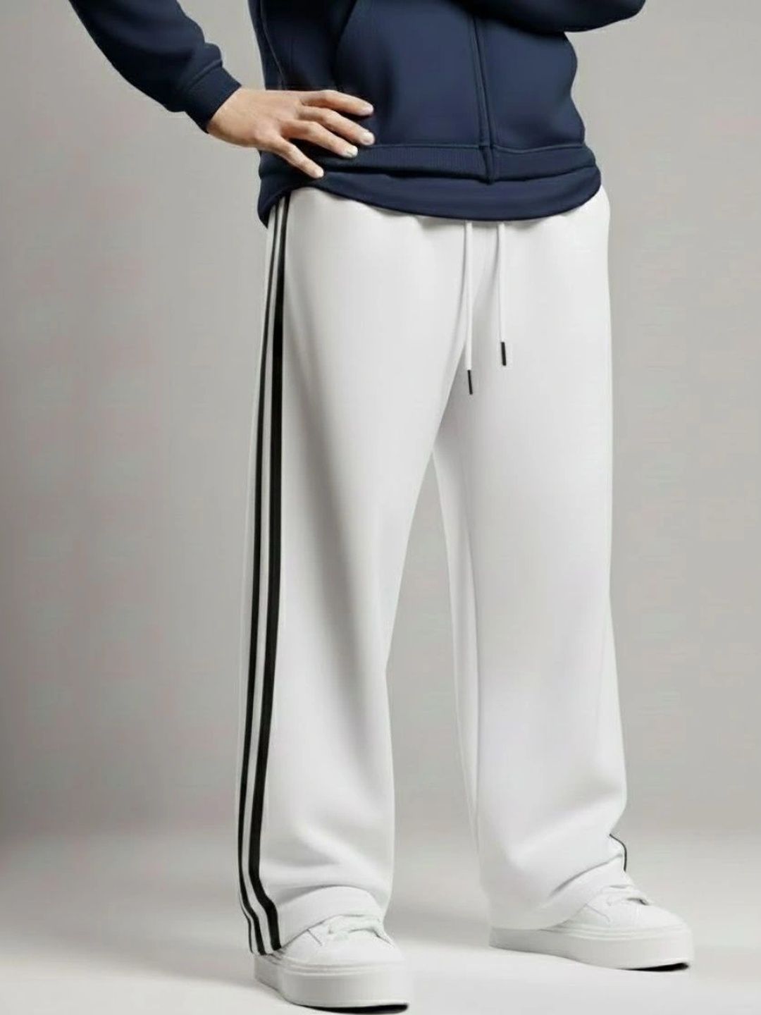PROGENY Men Regular Fit Colourblocked Training Cotton Track Pants-picture-23