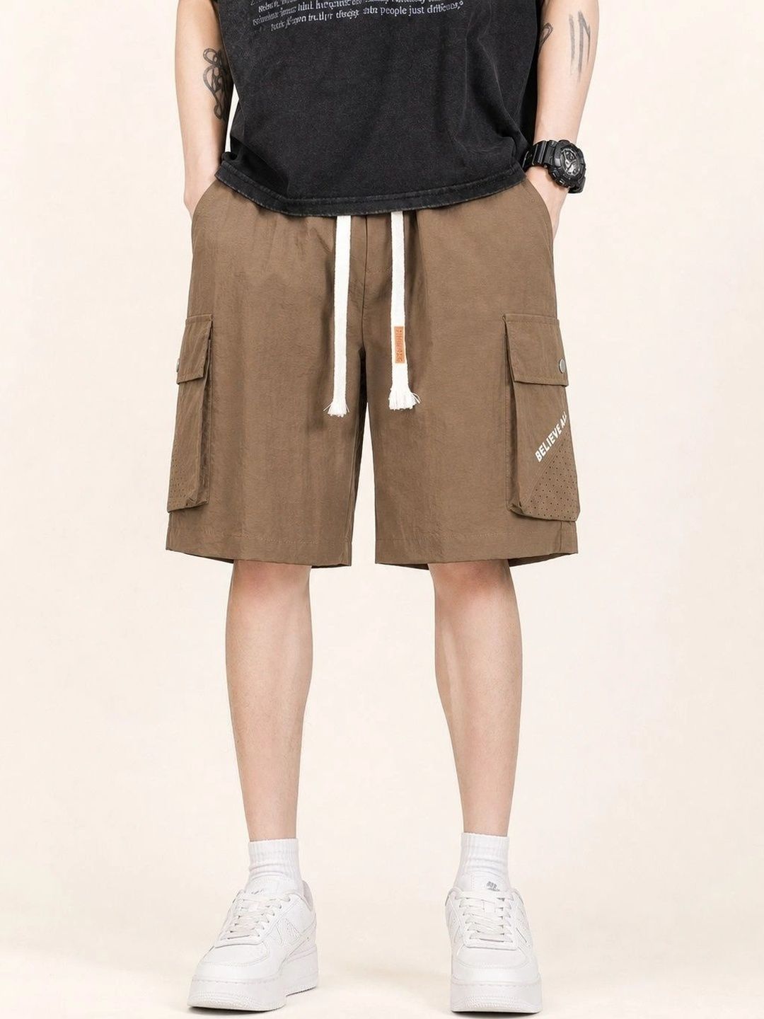Suo Men Cargo Shorts-picture-42