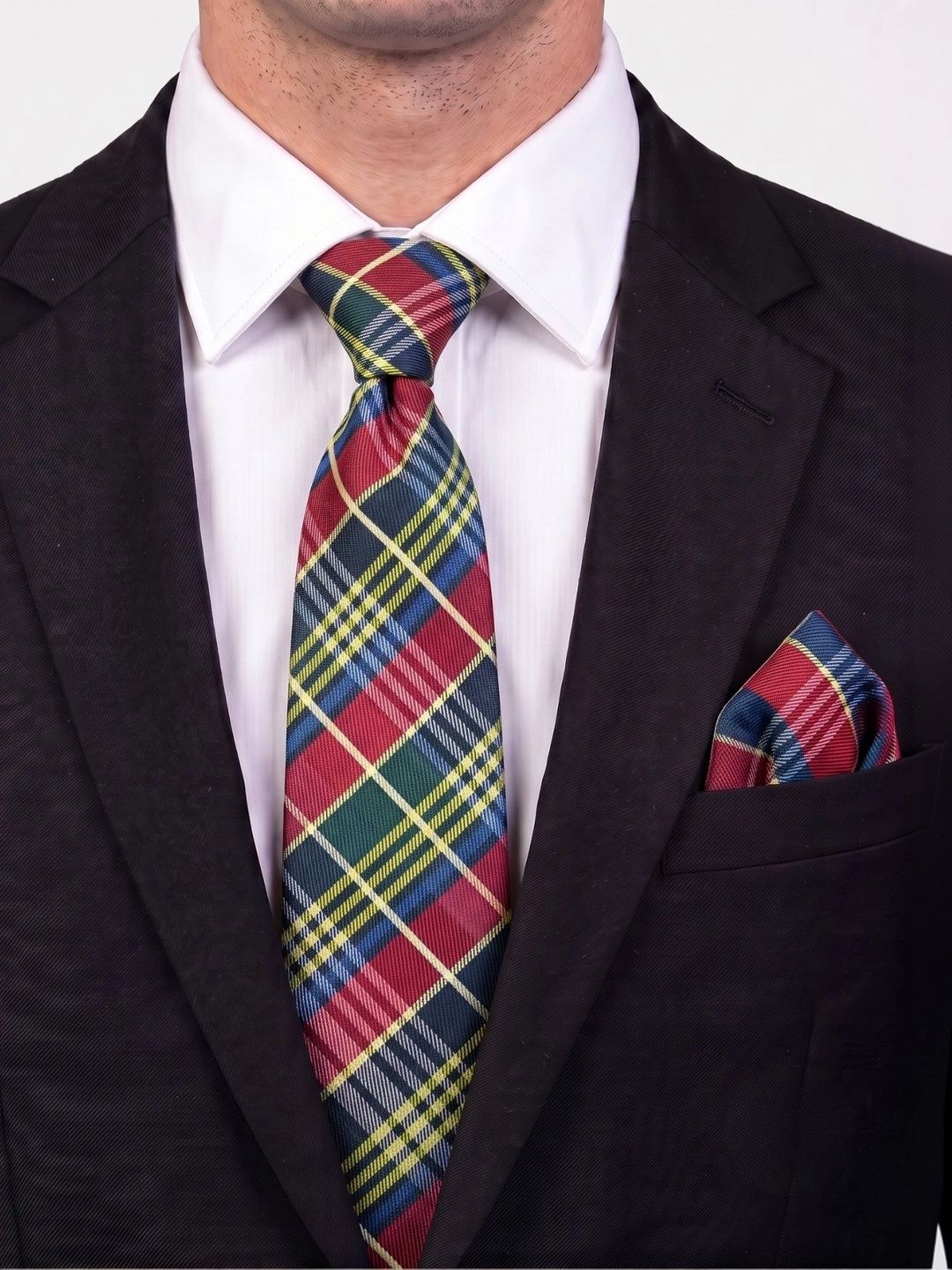 Tie Benon Men Checked Broad Tie-picture-22