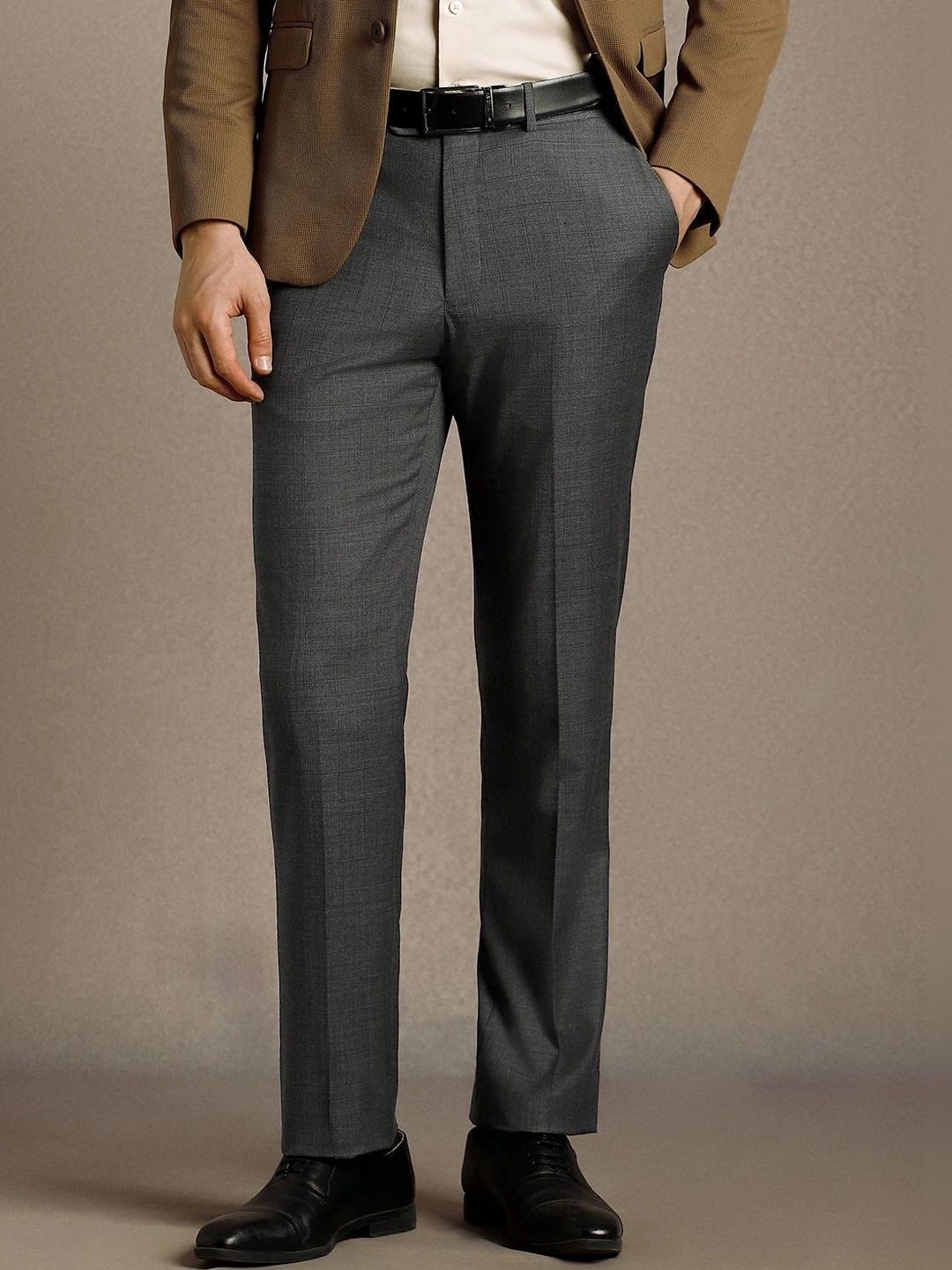 Luxure by Louis Philippe Men Slim Fit Trousers-picture-19