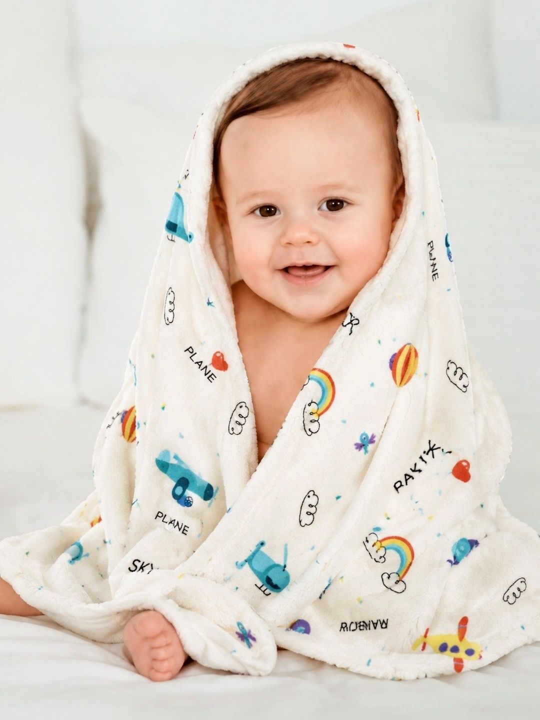 Thelittlebunny Yellow 1 Printed Terry Cotton 300 GSM Bath Towel-picture-13