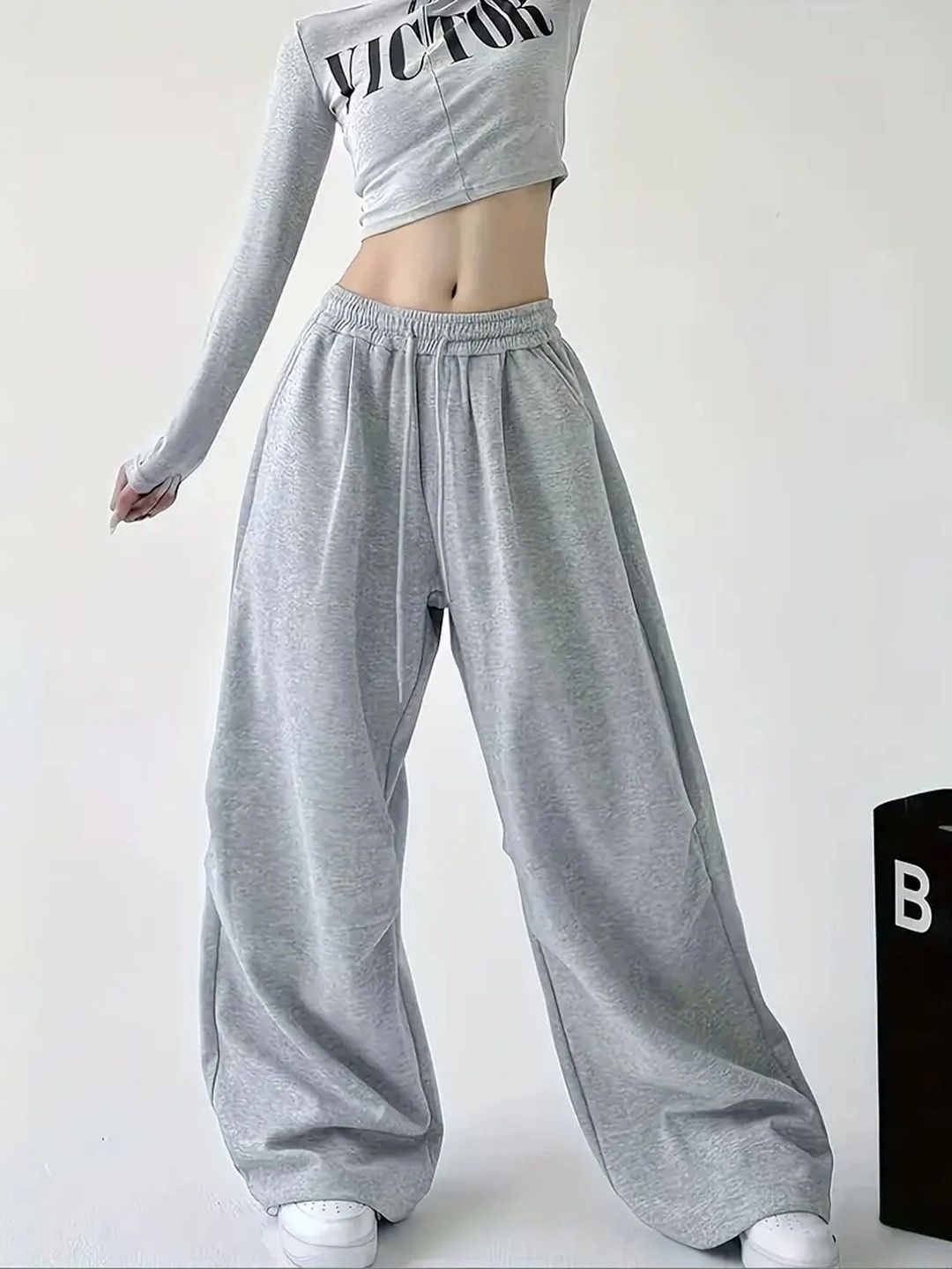 STYLEBELLA Women Relaxed High-Rise Trousers-picture-20