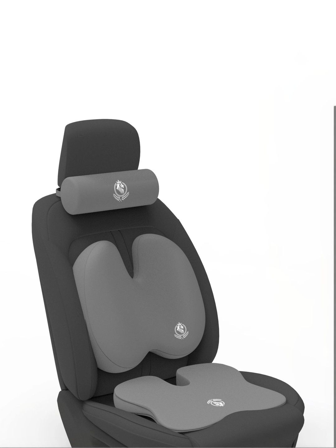 MRRON Grey Memory Foam Car Seat Cushion-picture-37