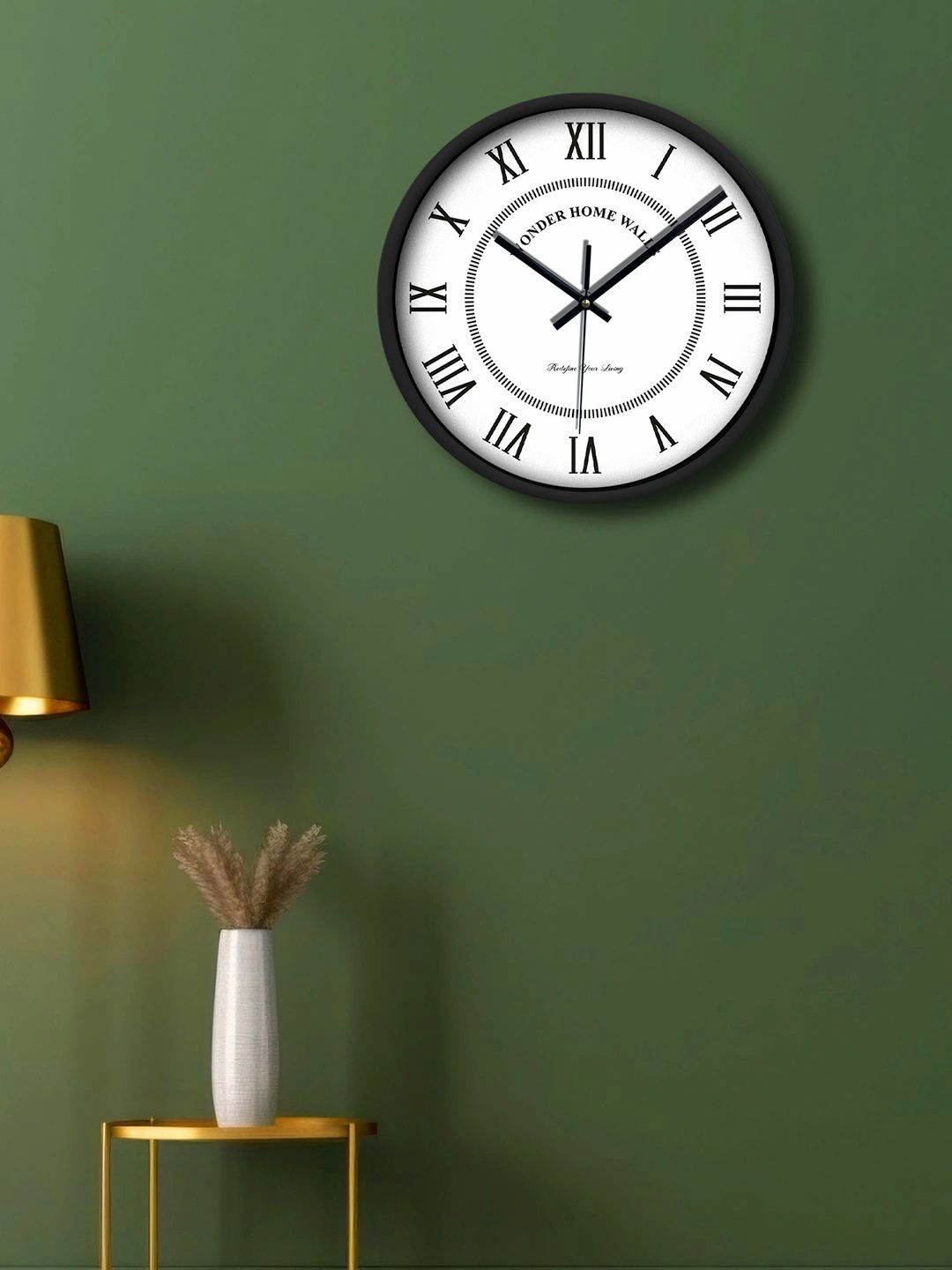 Wonder Home Walls White Contemporary Wall Clock-picture-50