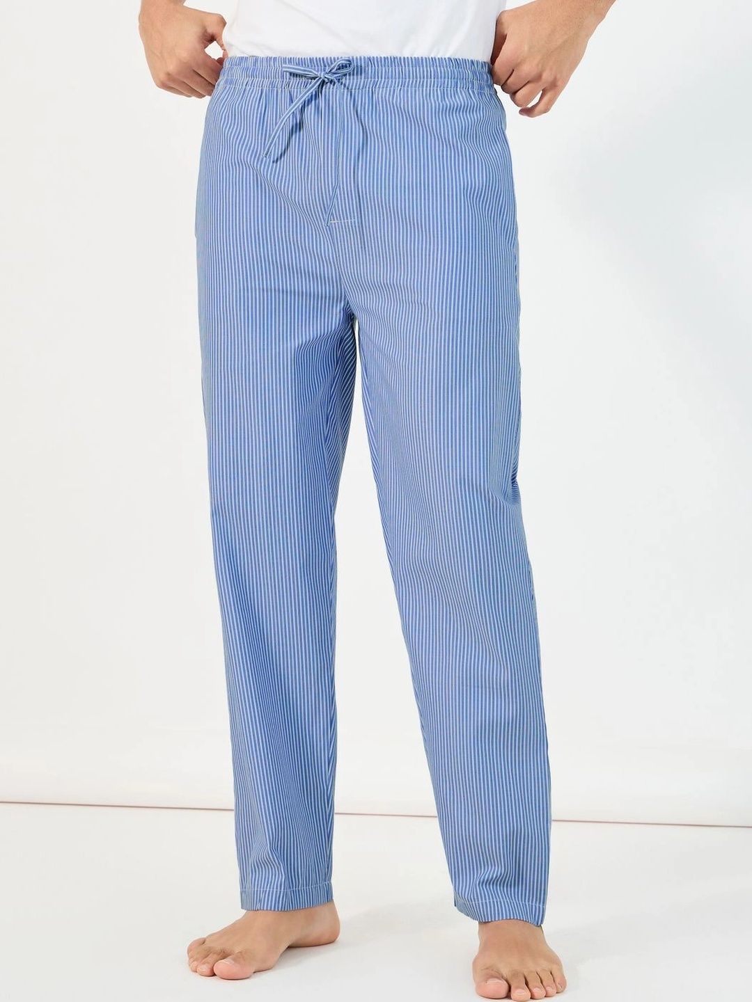 Styli Men Striped Straight Lounge Pants-picture-16