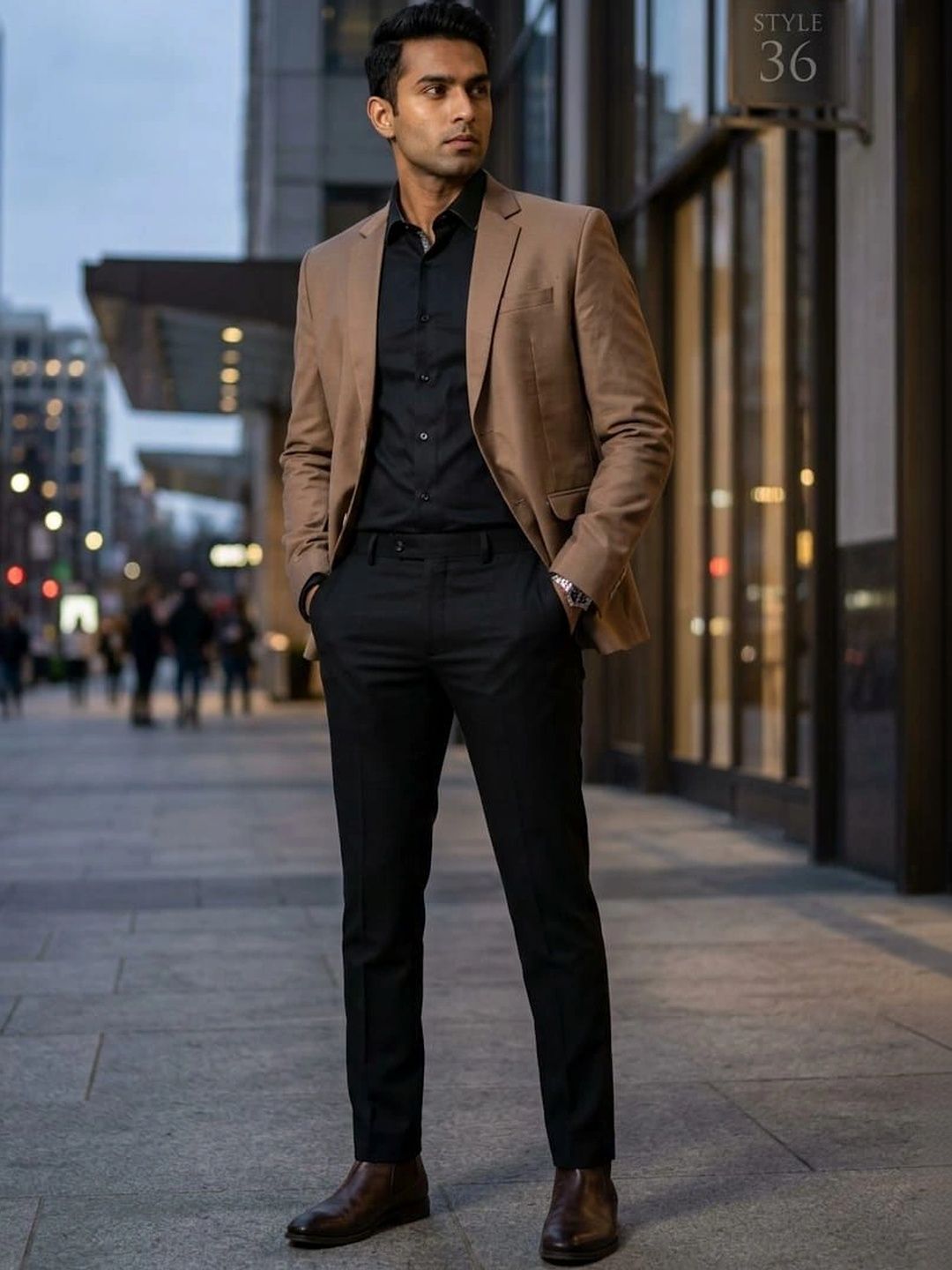Asthetic Notched Lapel Single-Breasted Blazers-picture-56