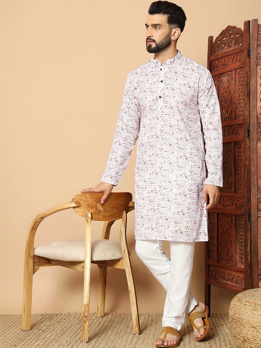 Dincharya Men Printed Kurta-picture-50