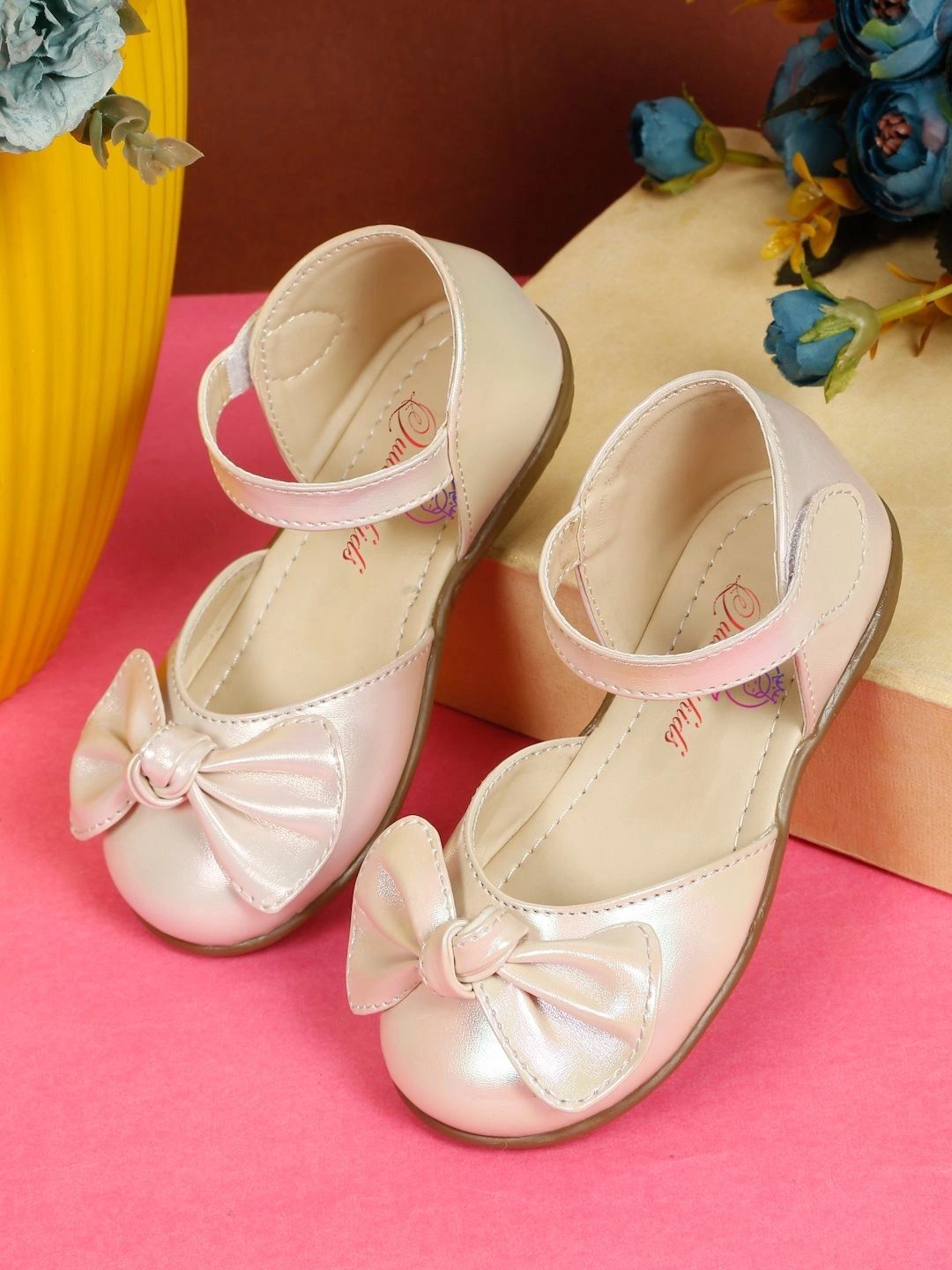 Quueenskids Round Toe Slip-On Ballerinas-picture-46