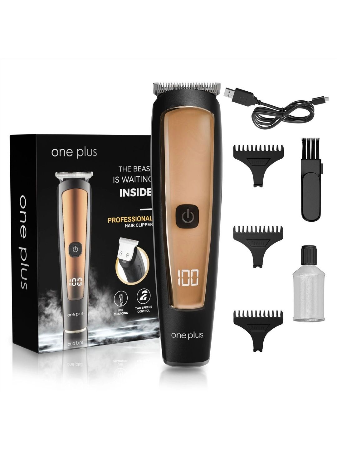 One plus 208 Pro Cordless Professional Beard Hair Trimmer-picture-20