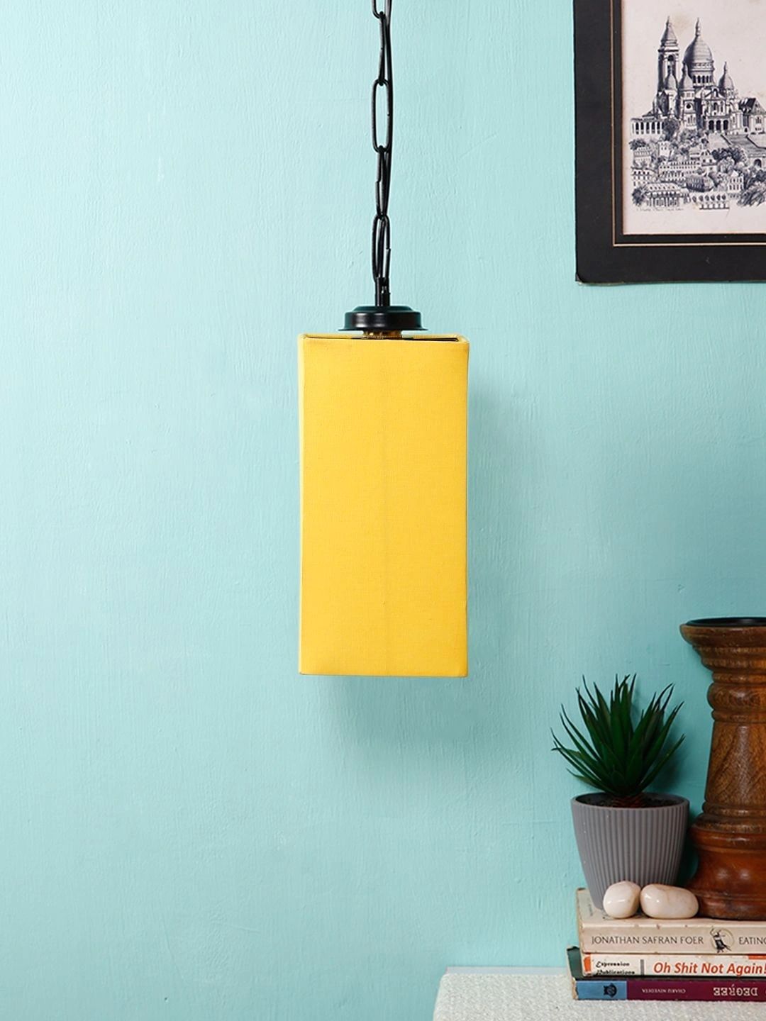 Myntra Elegant Homes Yellow Contemporary Ceiling Lamp-picture-58