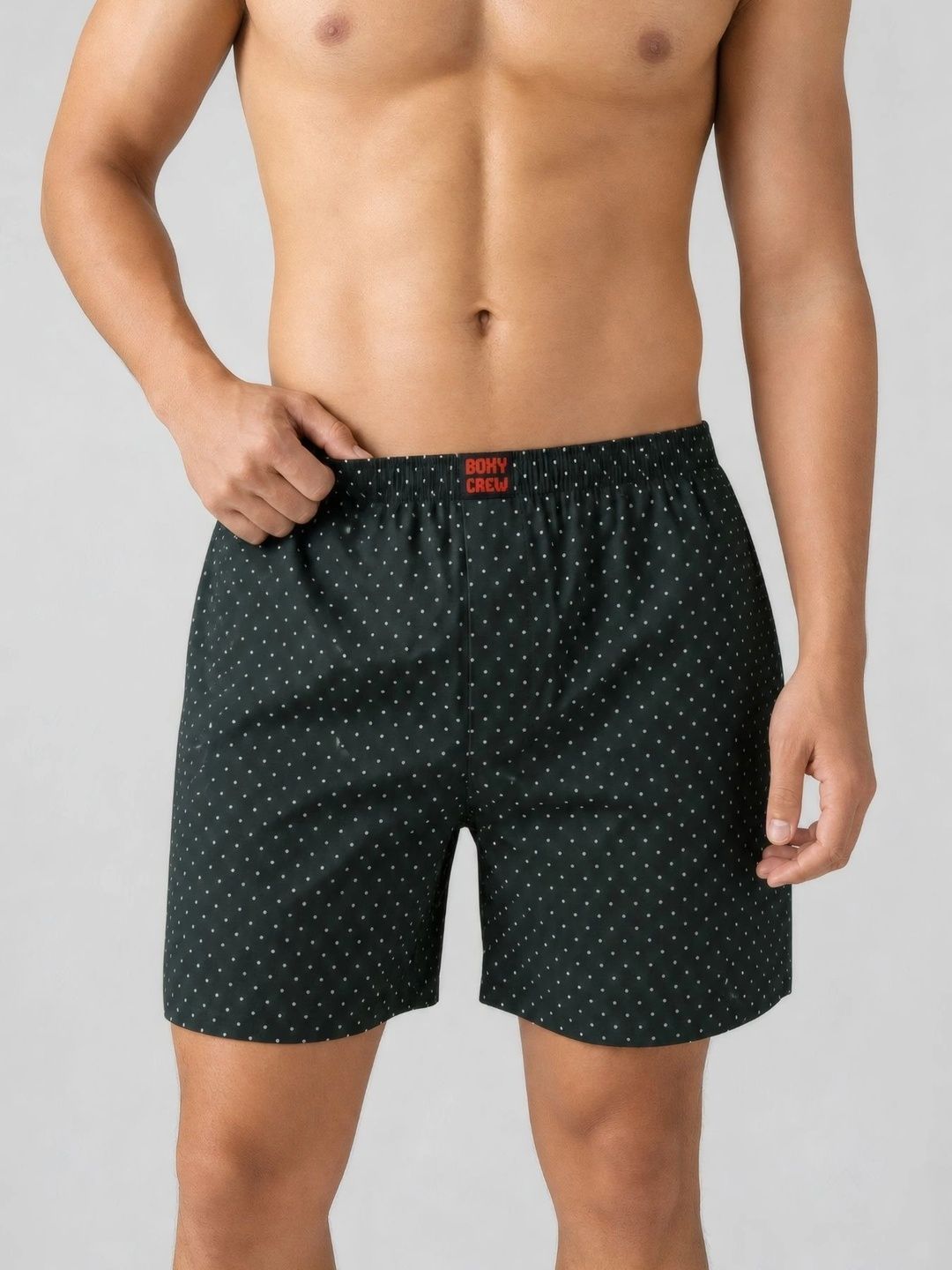 Boxy Crew Mid-Rise Printed Pure Cotton Inner-Elasticated Boxers-image-9