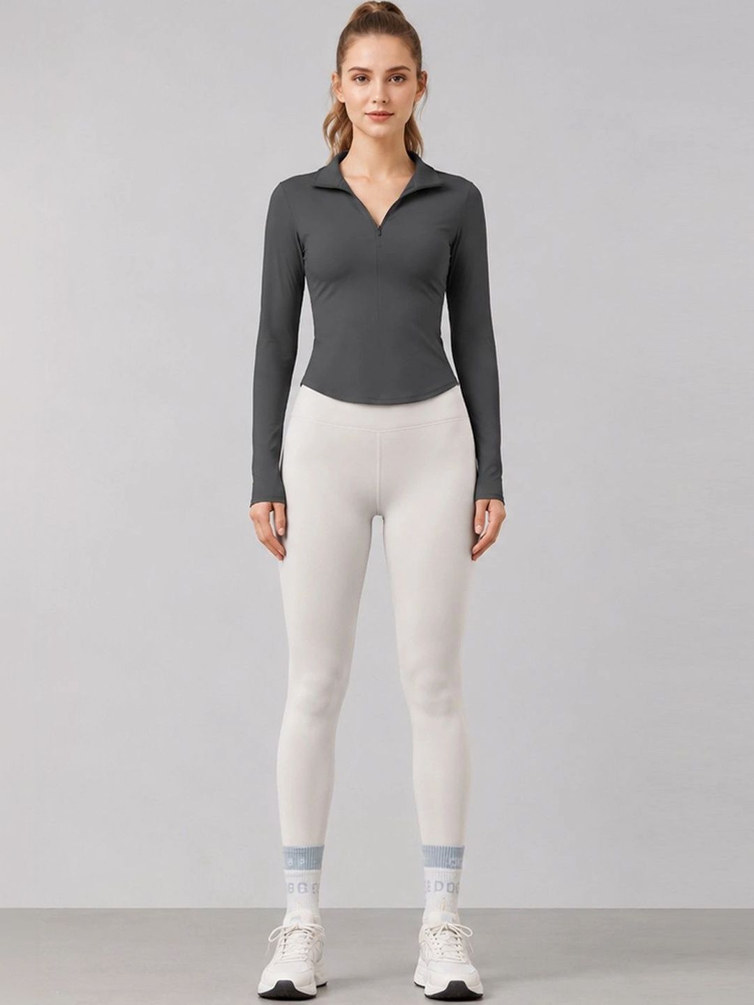 StyleCast Flex Solid T-shirt with Leggings-picture-10